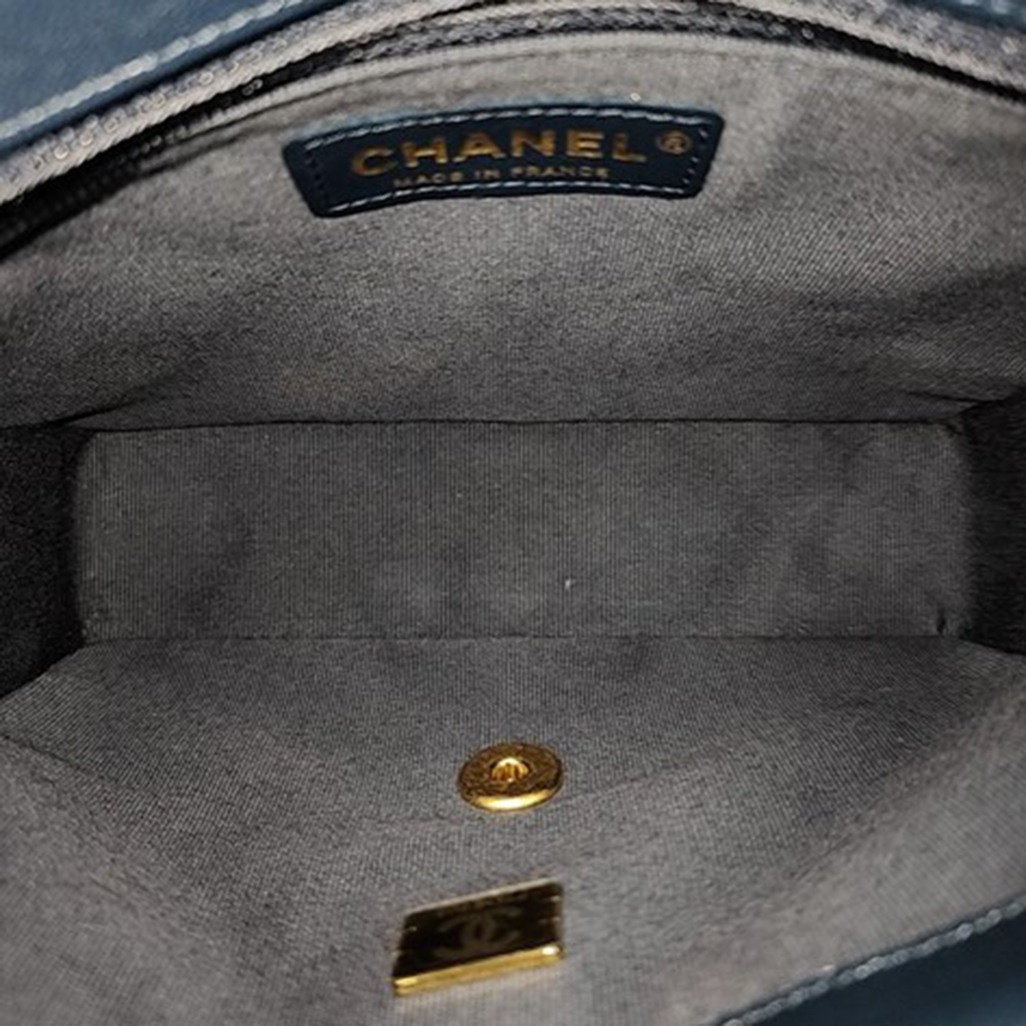 Chanel Crushed Lambskin Chain Flap Bag AS2693