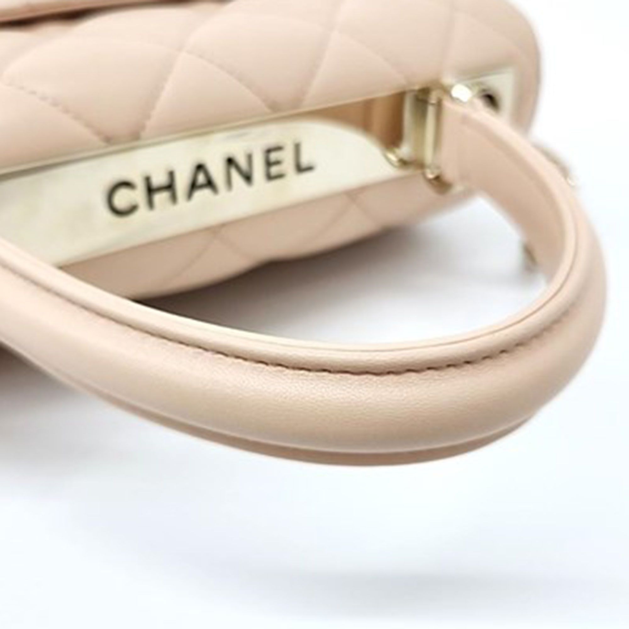 Chanel Beige Leather Trendy CC Small