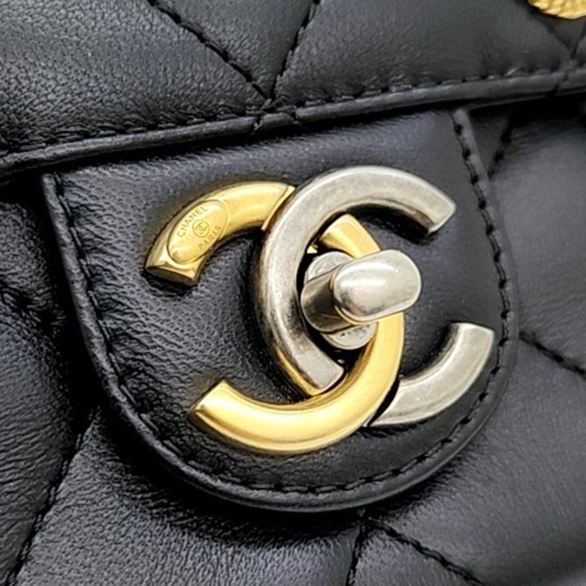 Chanel Classic Trimmed Shoulder Bag Small