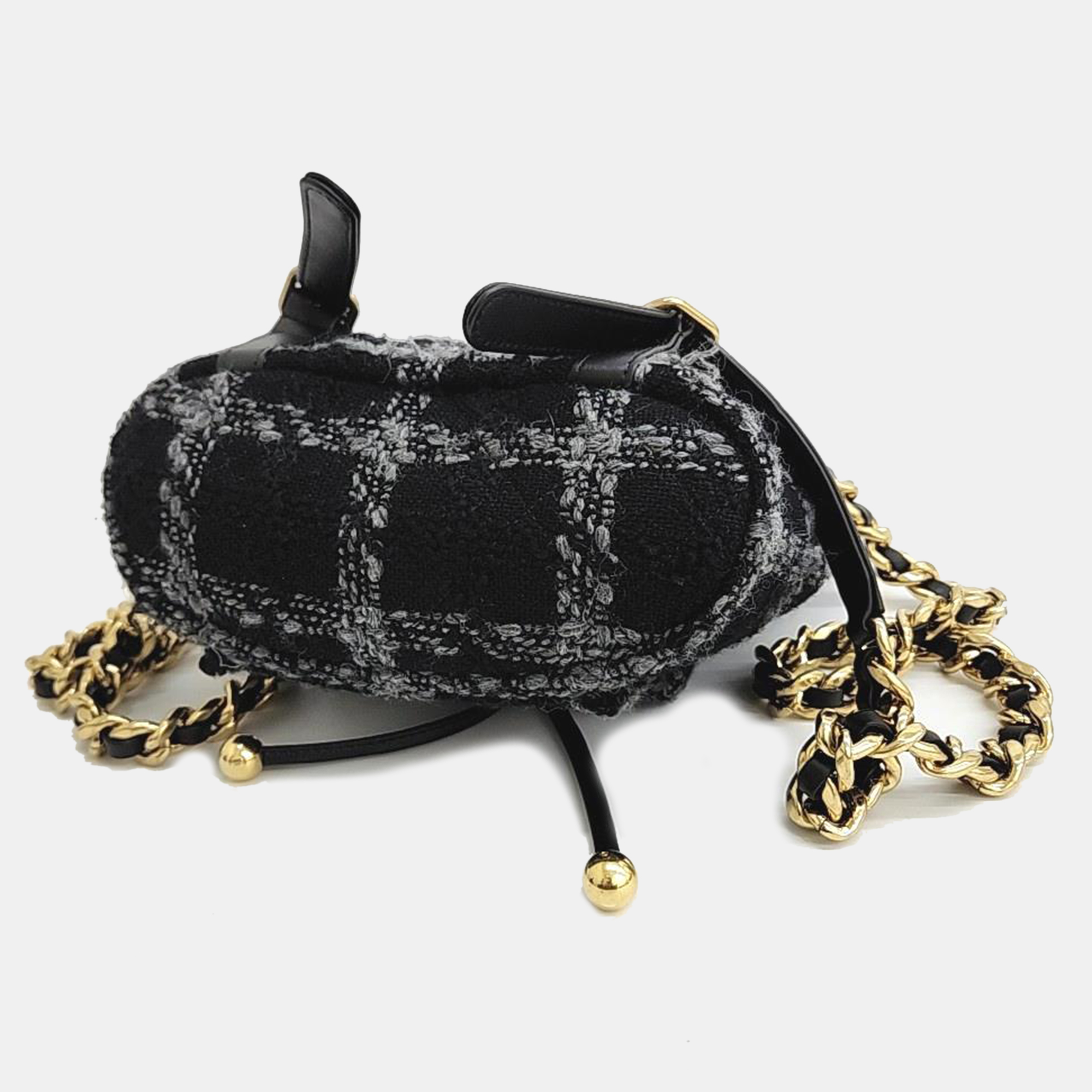 Chanel Tweed Black Backpack