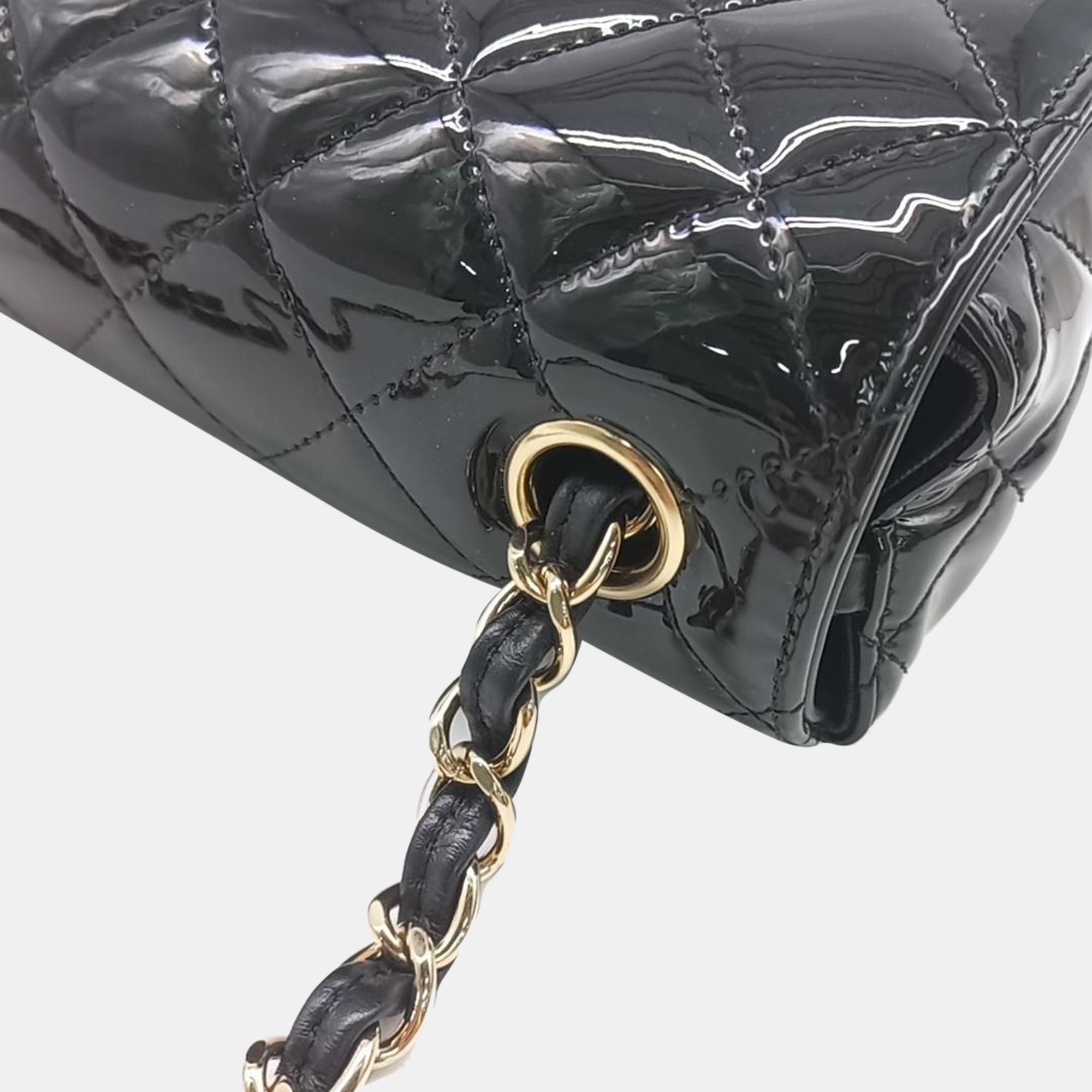 Chanel Patent Classic New Mini Crossbody Bag