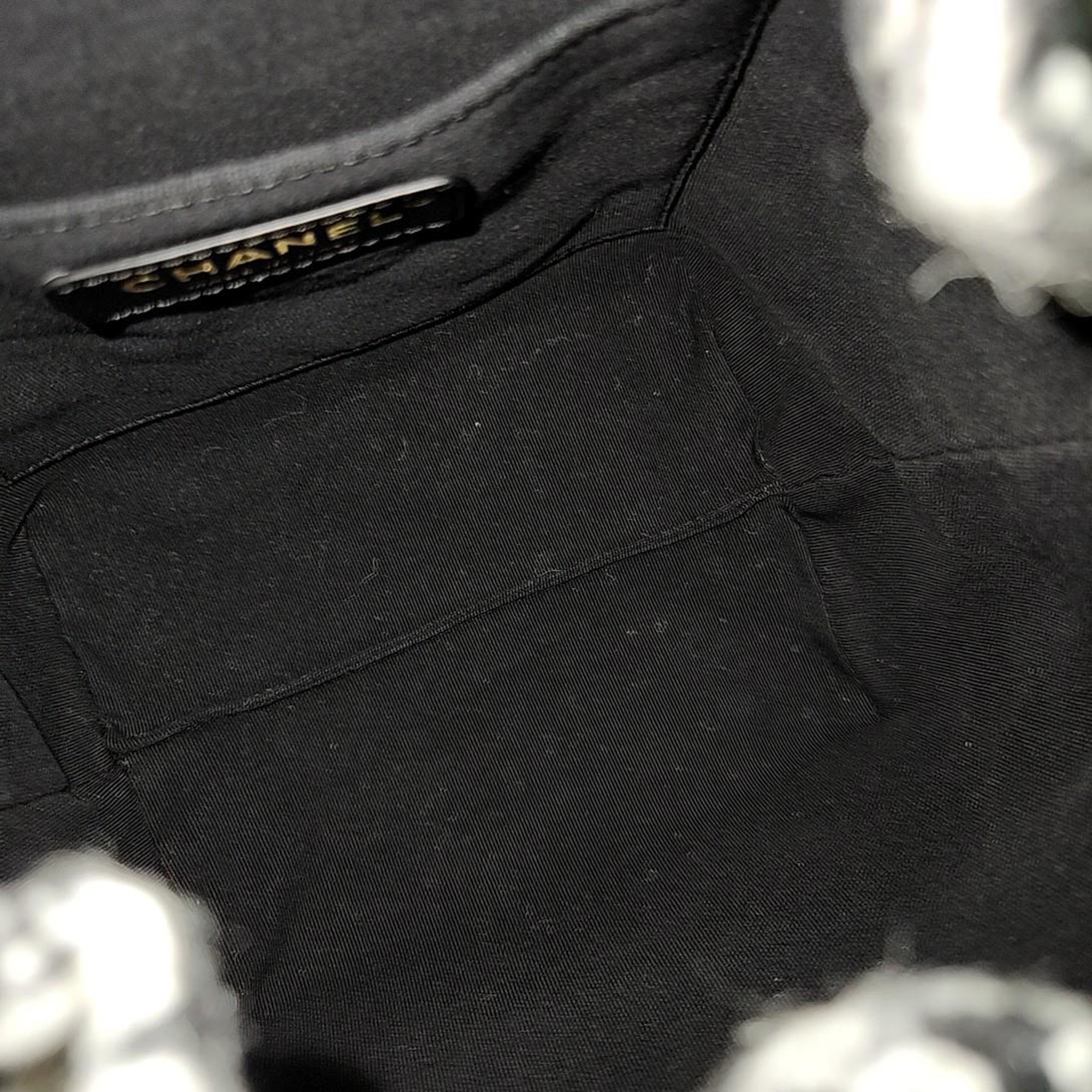 Chanel Tweed Black & White Backpack