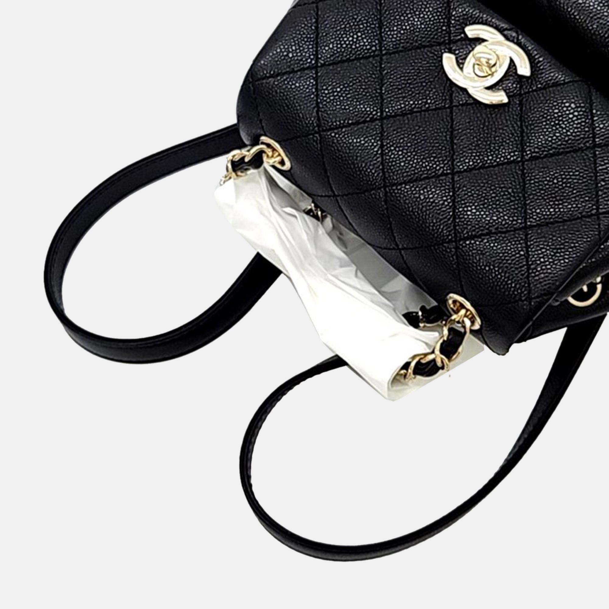Chanel Caviar Black Backpack
