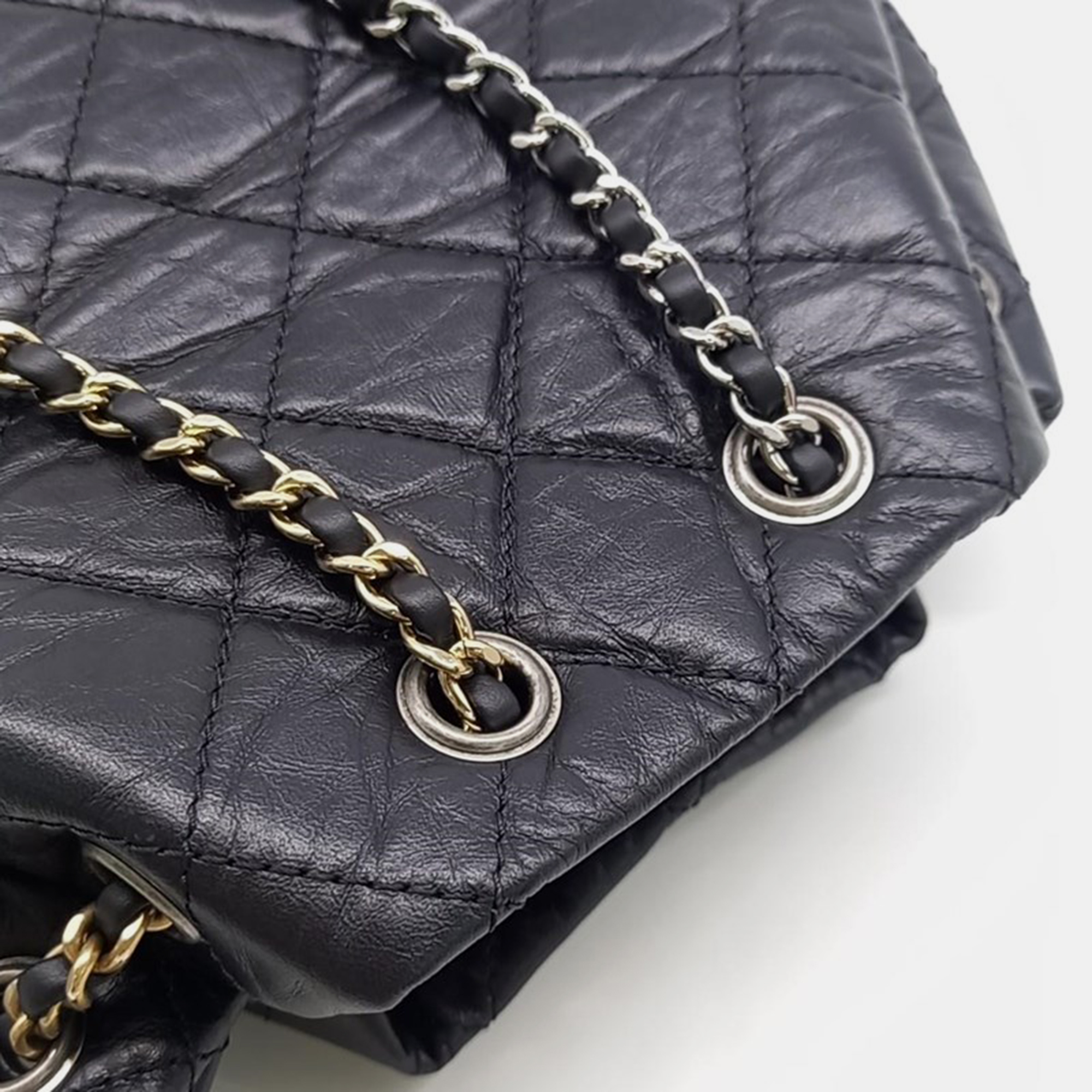 Chanel Leather Black Gabrielle Backpack Small