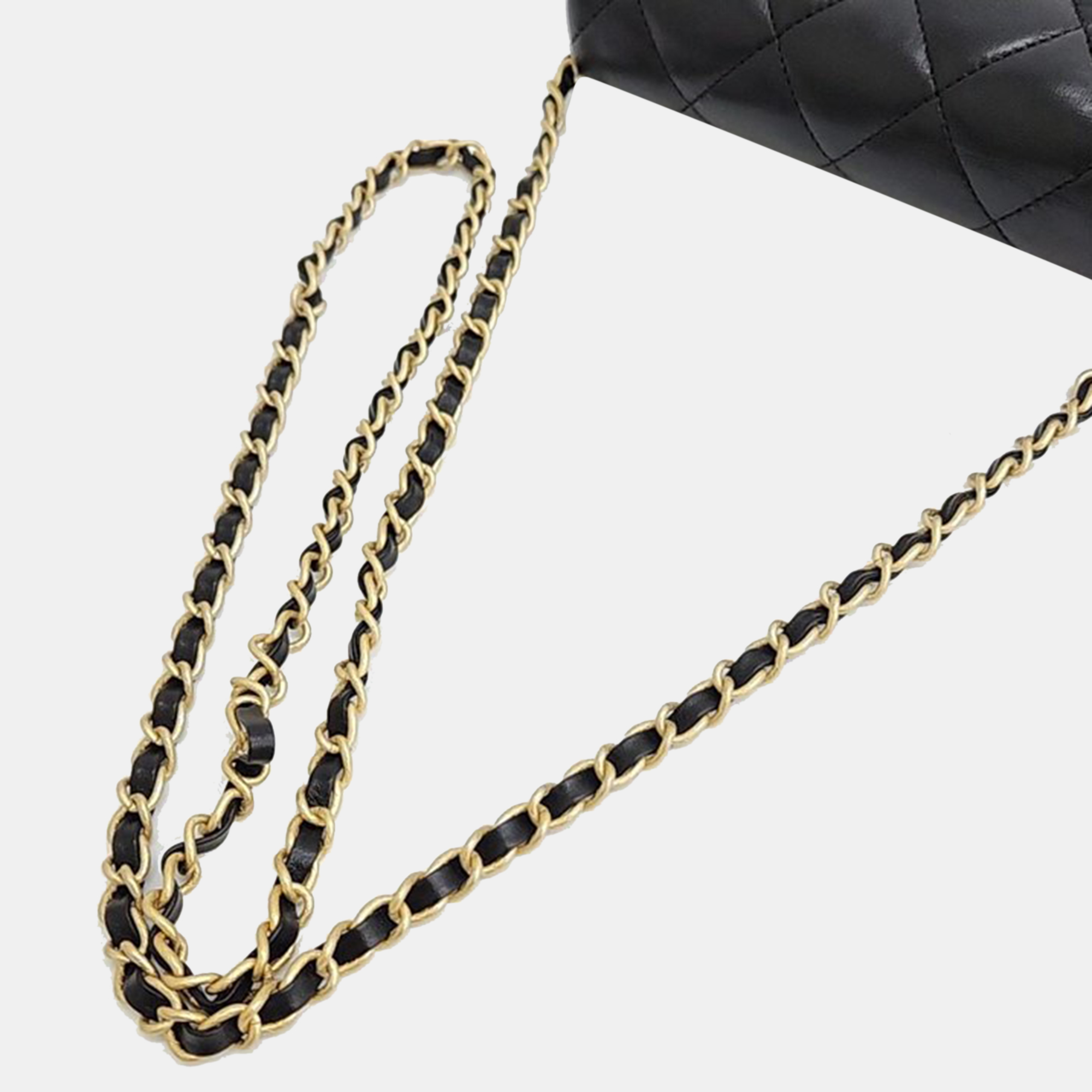 Chanel Lambskin Chain Crossbody Bag