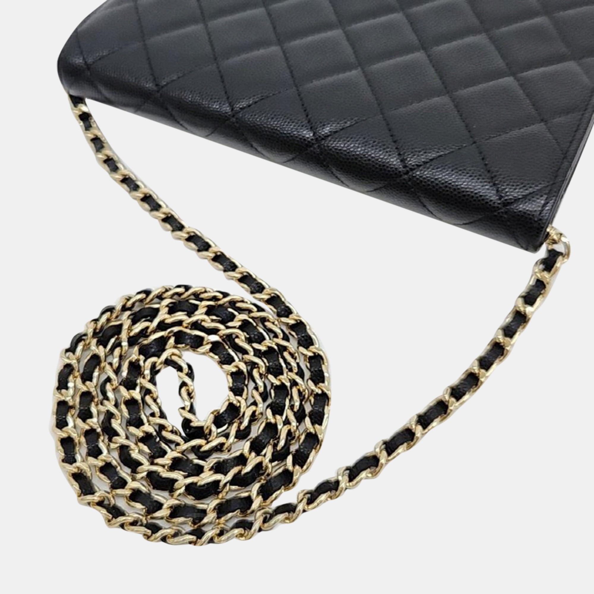 Chanel Caviar Mini Chain Crossbody Bag