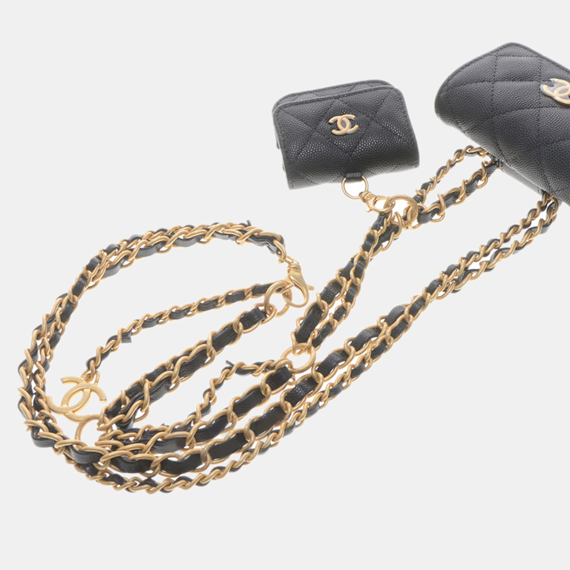 Chanel Caviar Chain Belt Bag