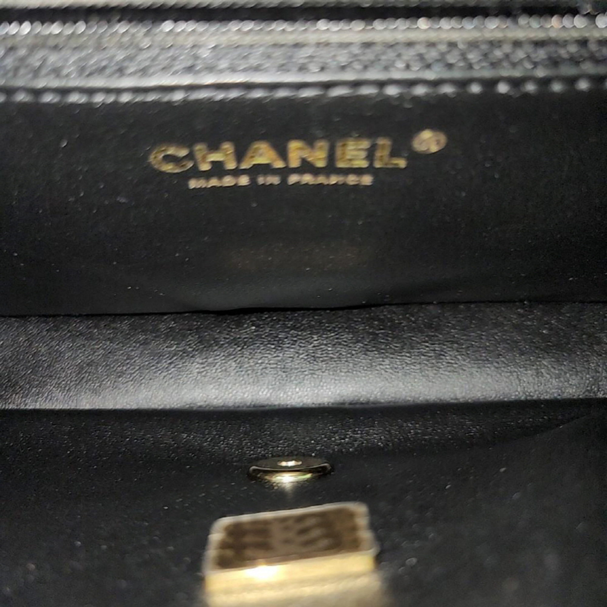 Chanel Leather Black Clutch