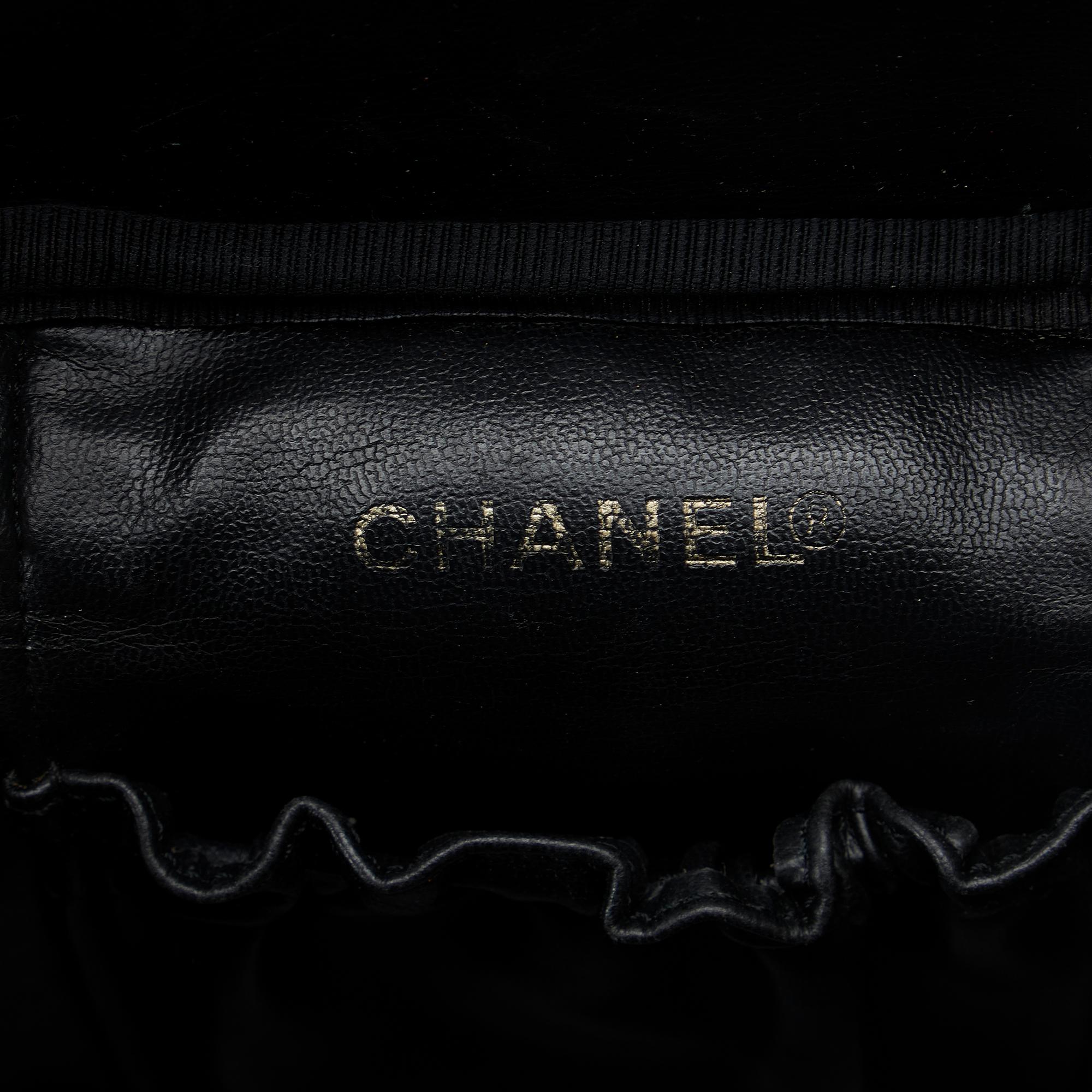 Chanel Black CC Caviar Vanity Bag