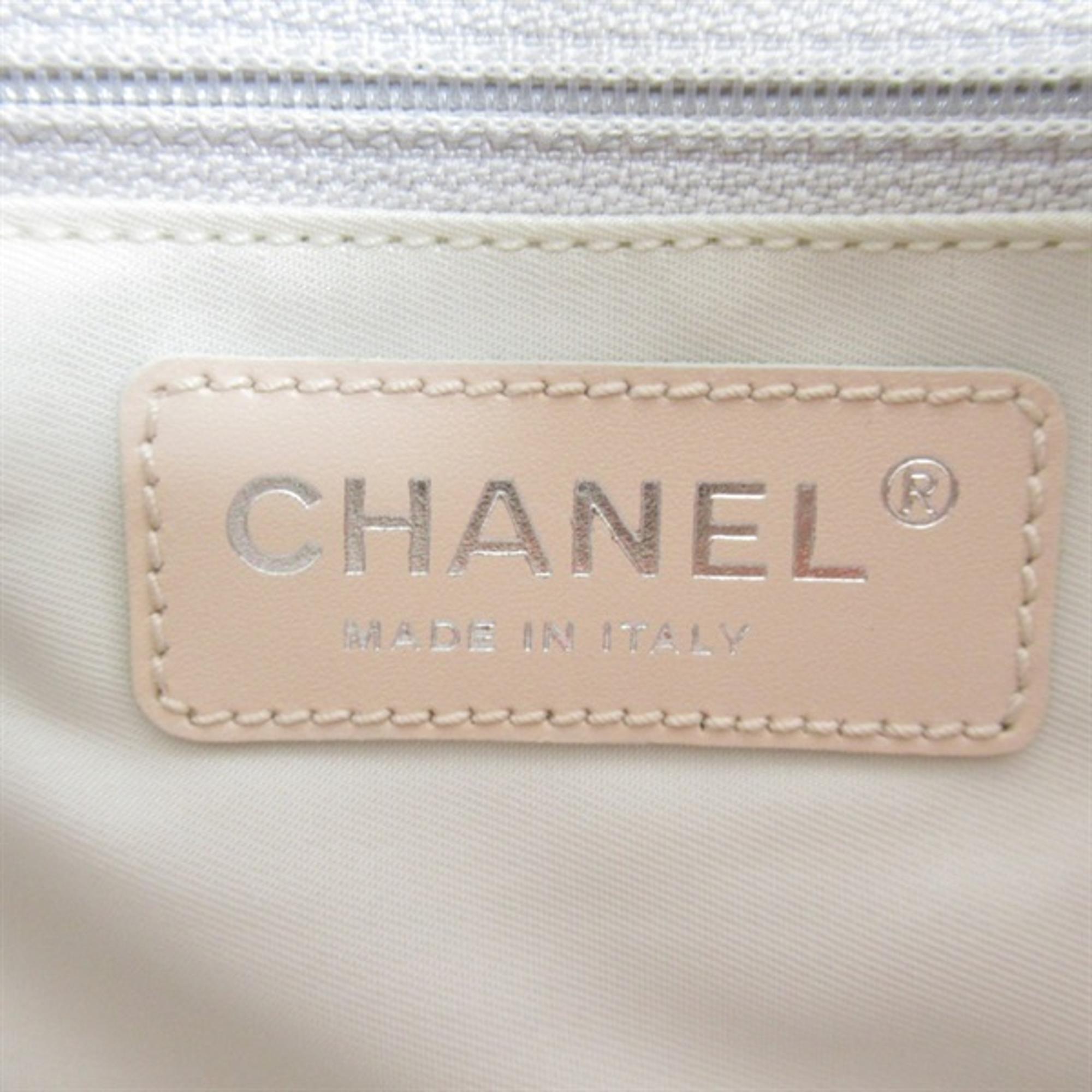 Chanel Brown Canvas New Travel Line Tote Bag