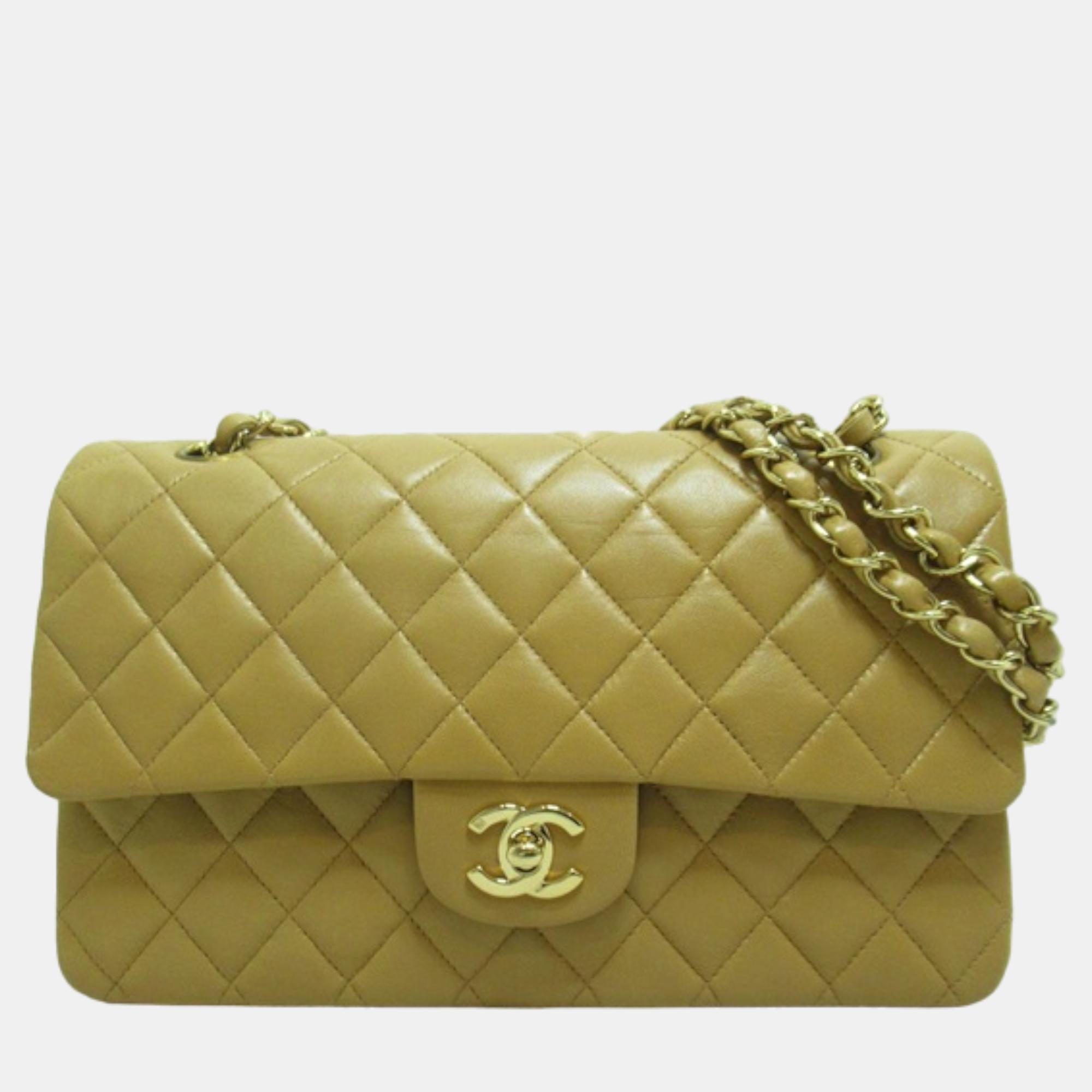 Chanel Brown Medium Classic Double Flap Bag