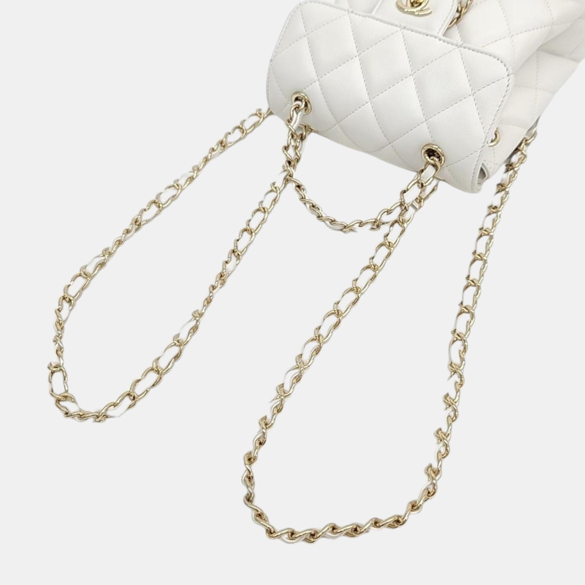 Chanel Caviar Two-Pocket Backpack