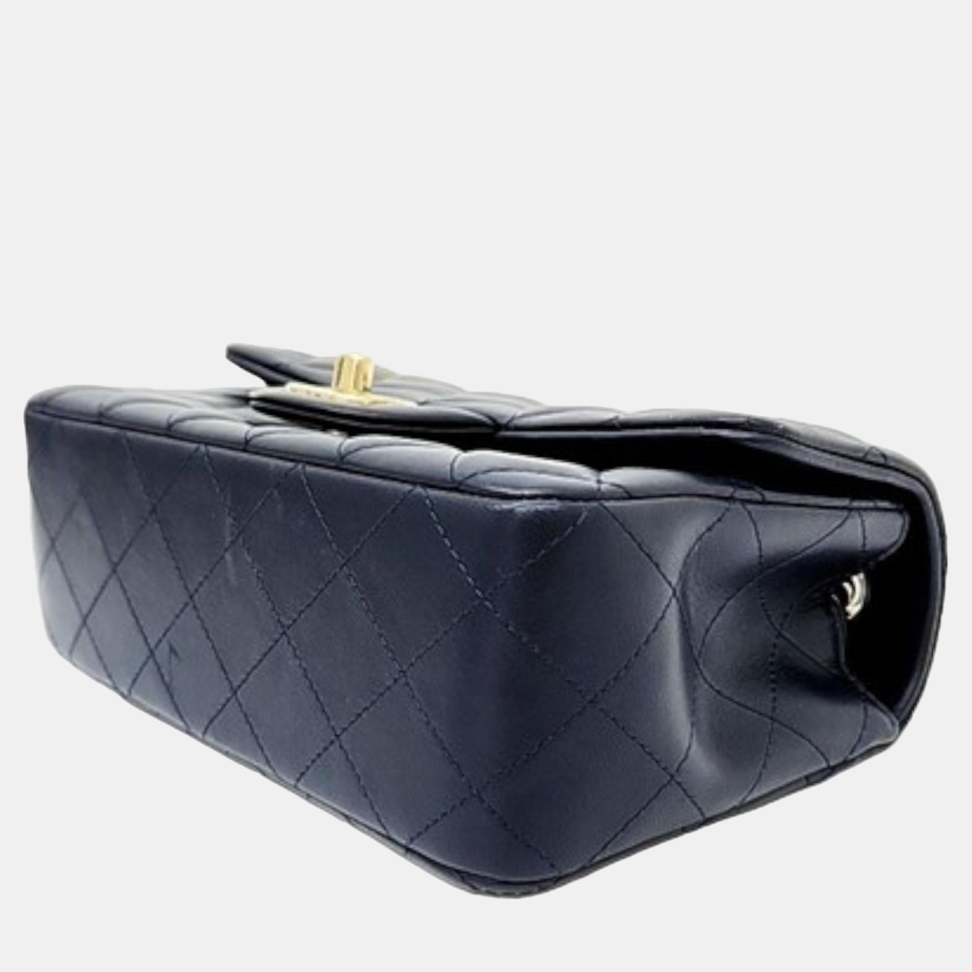 Chanel Lambskin Classic New Mini Crossbody Bag