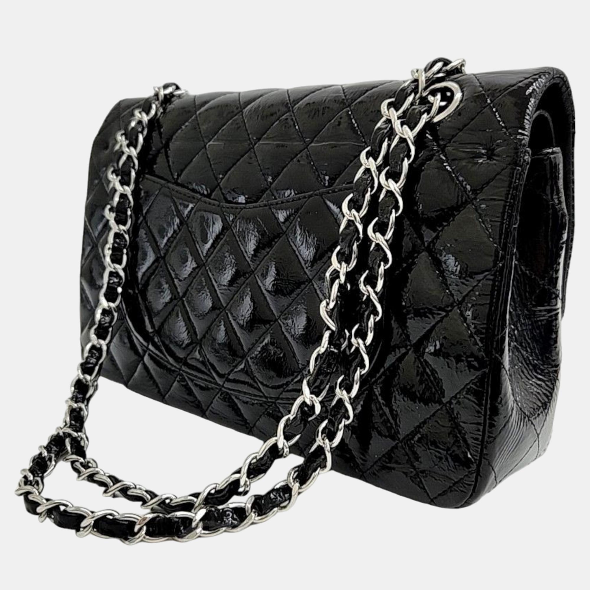 Chanel Patent Classic Medium, Black
Chanel Patent Classic Medium, Black