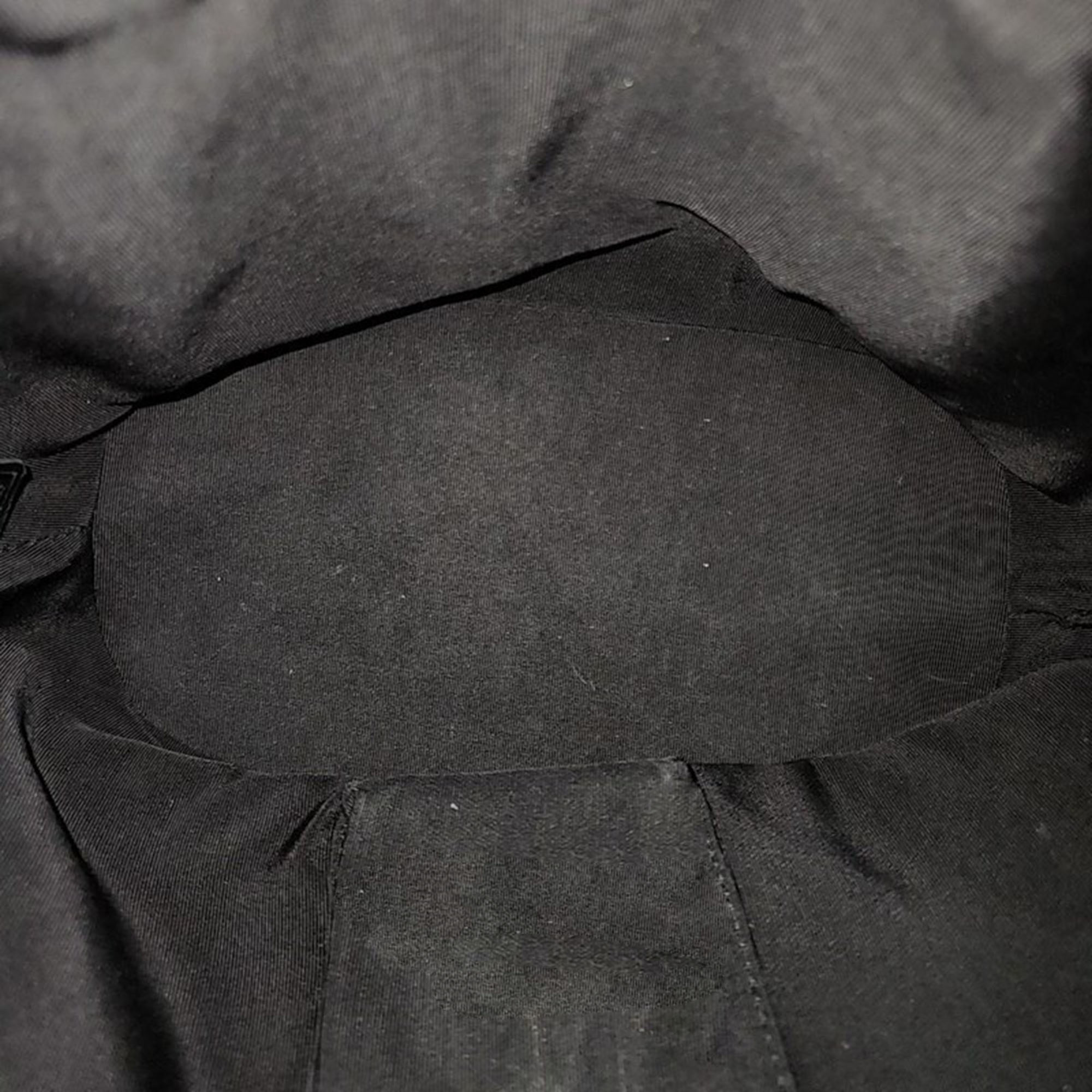 Chanel Leather Black Drawstring Bucket Bag