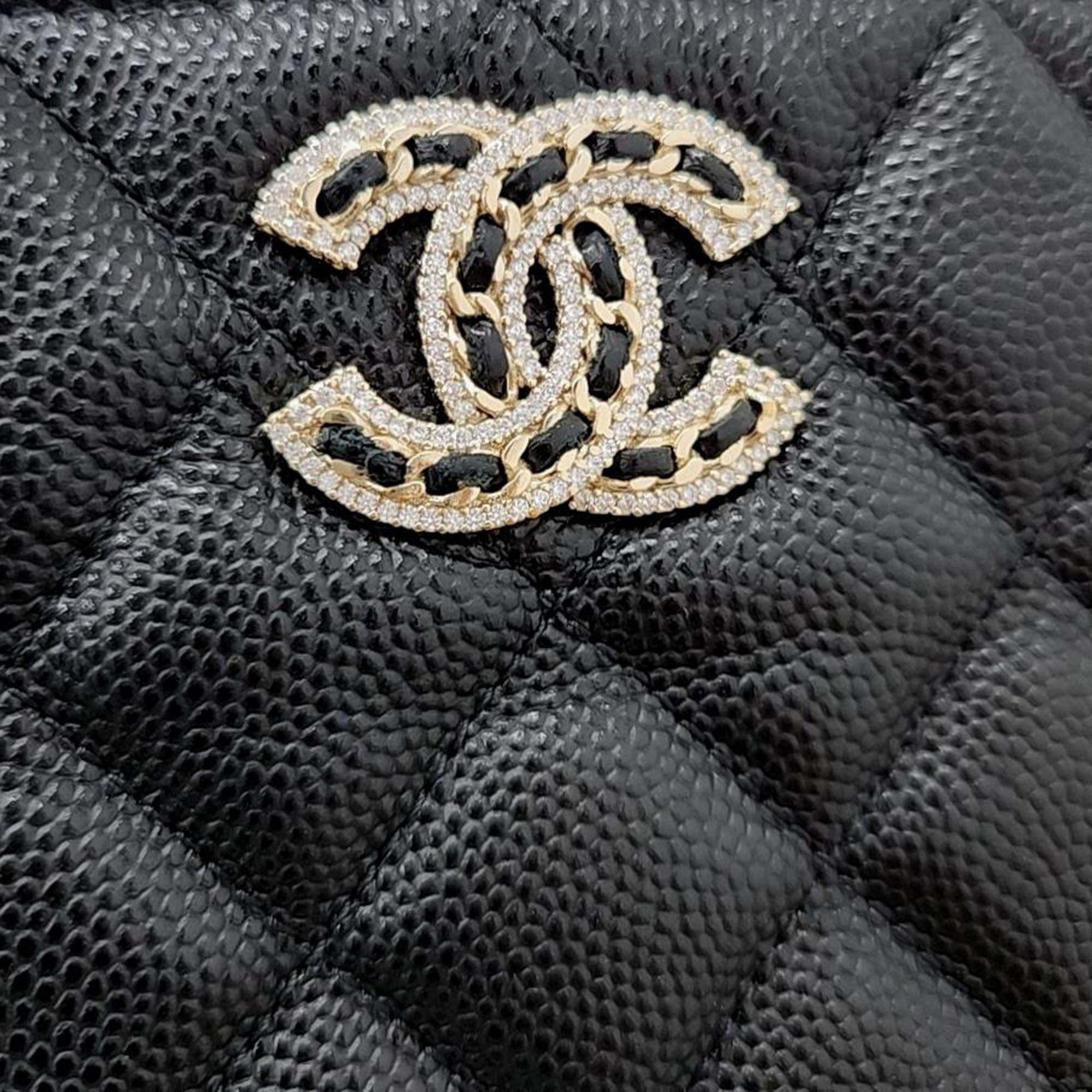 Chanel Caviar Black Pouch