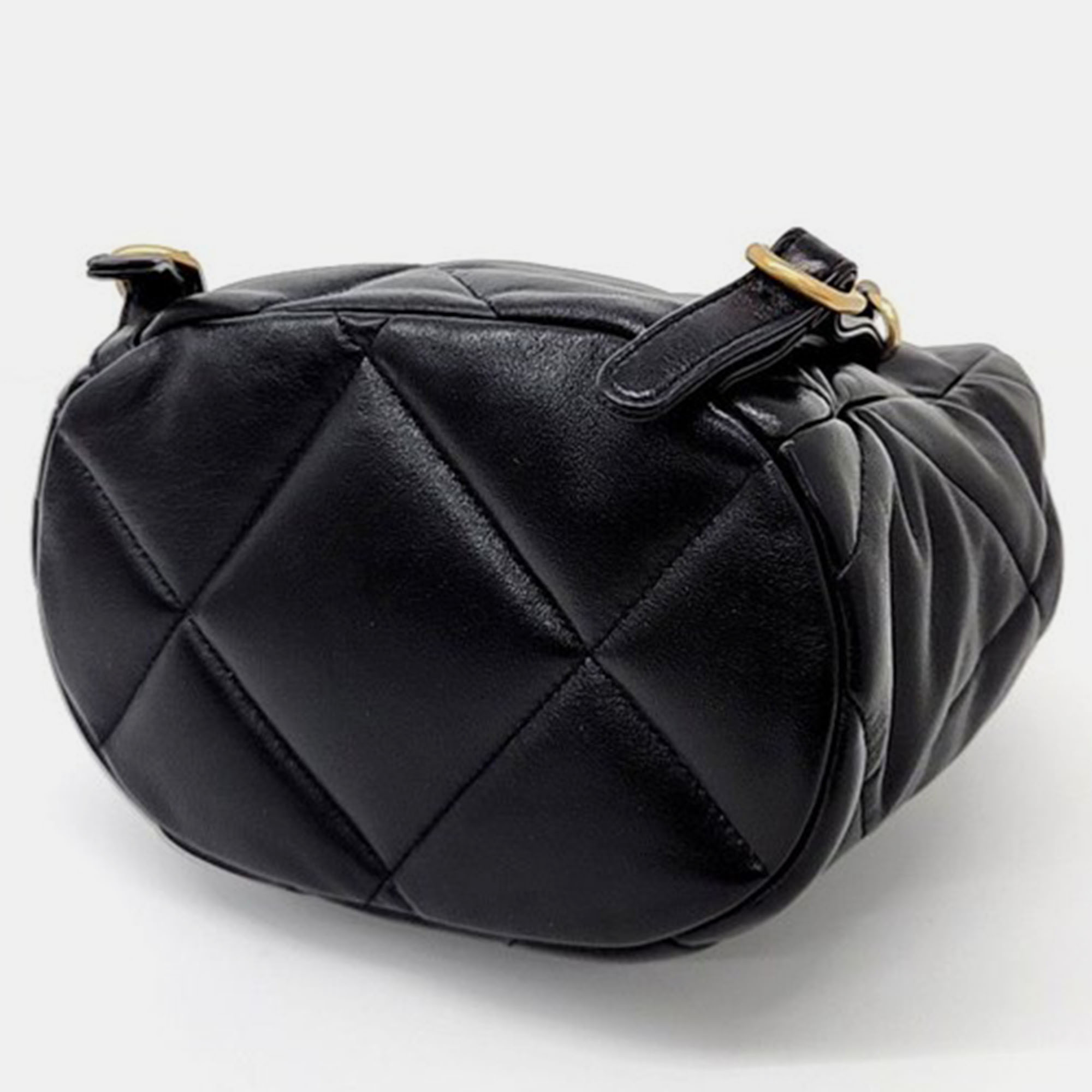 Chanel 19 Leather Black Backpack