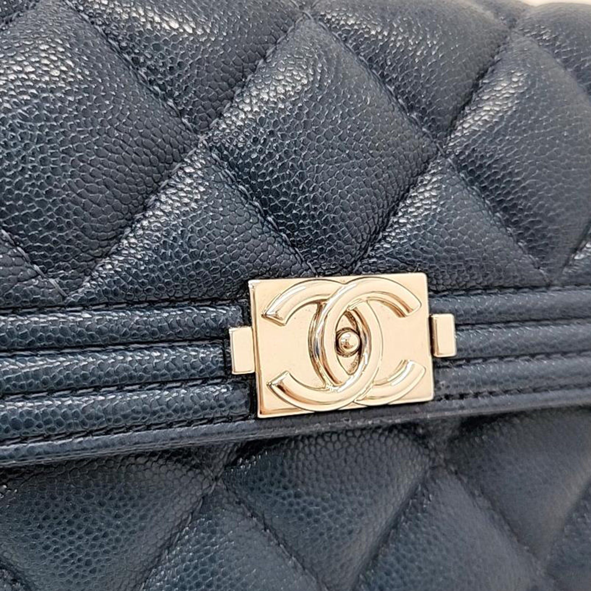 Chanel Caviar Boy Long Wallet