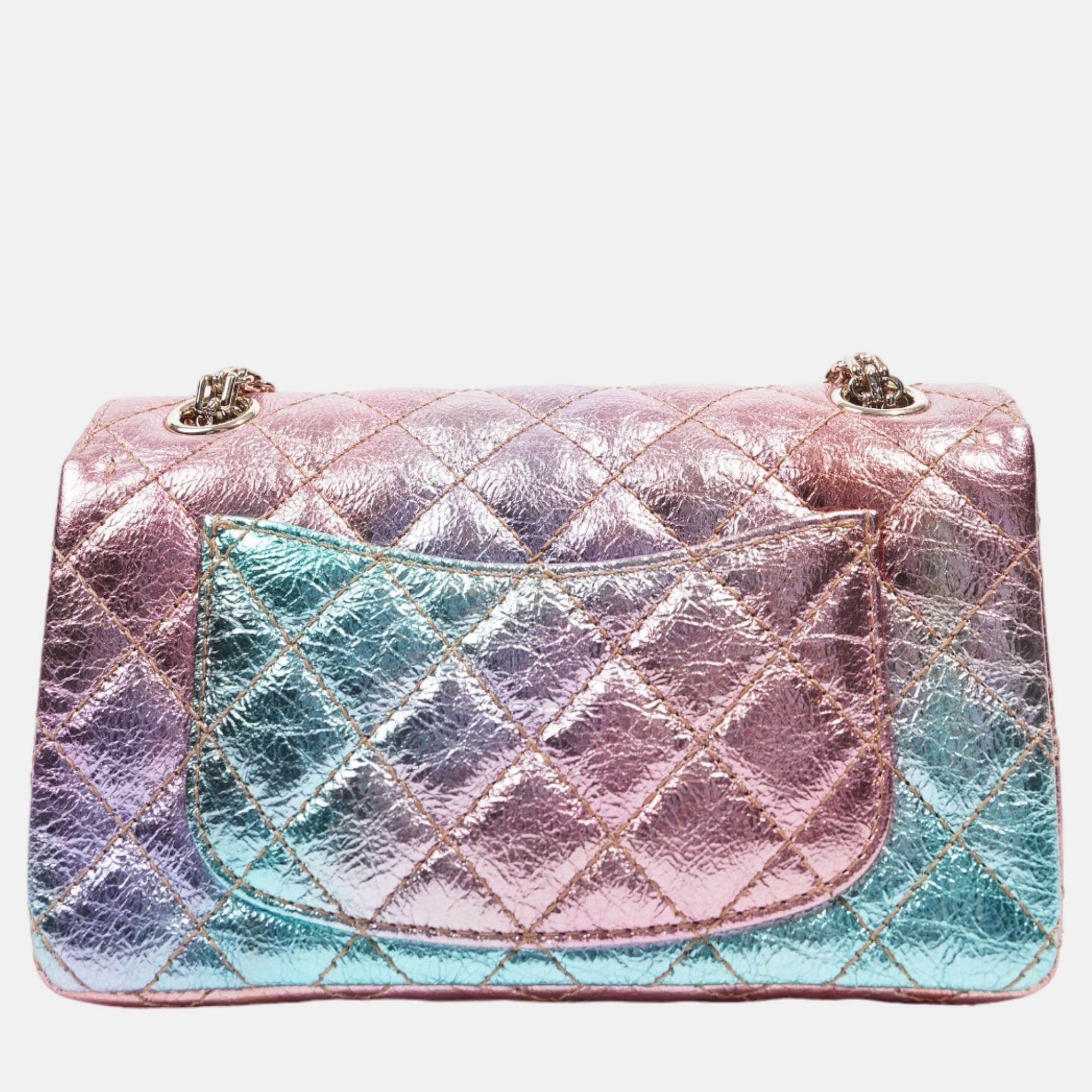 Chanel Womens The Mermaid Re-Issue 2.55 Goatskin Small