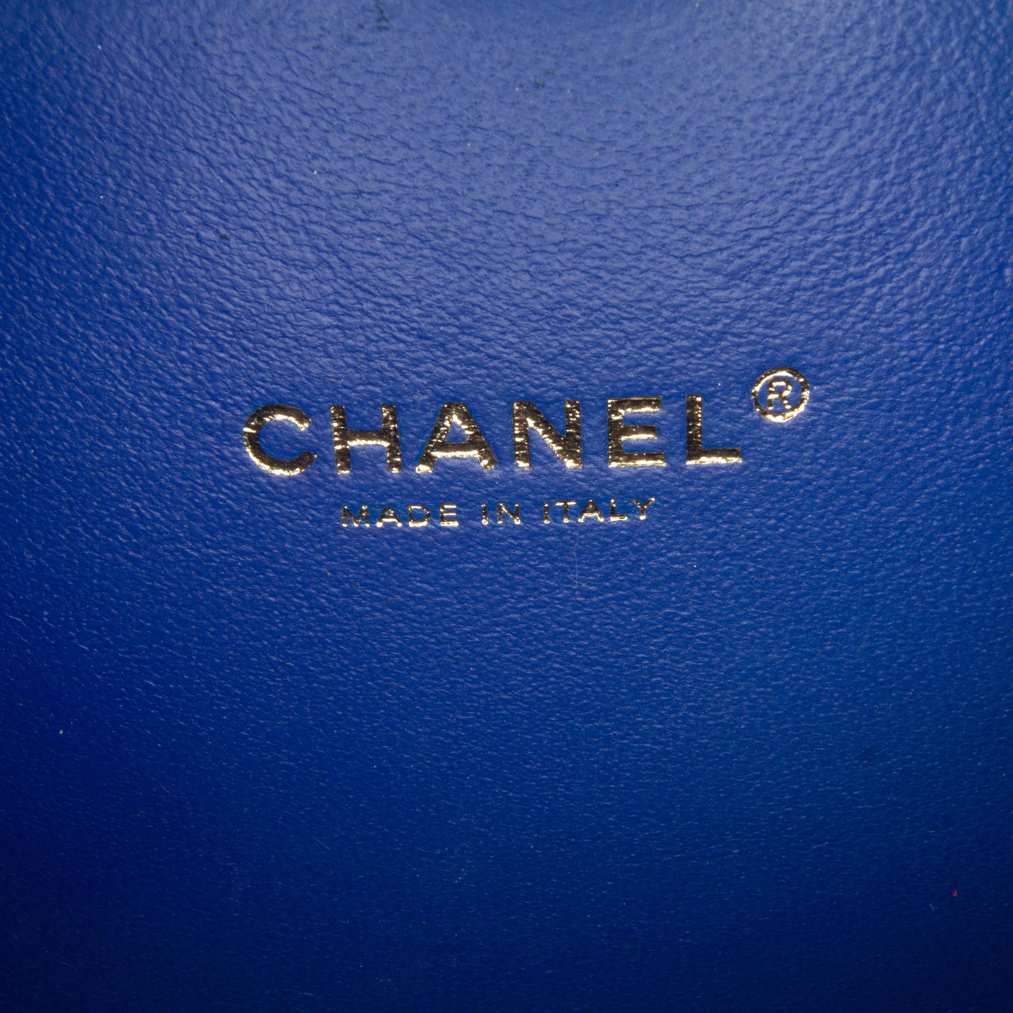 Chanel Multicolour Small Caviar Filigree Vanity Case