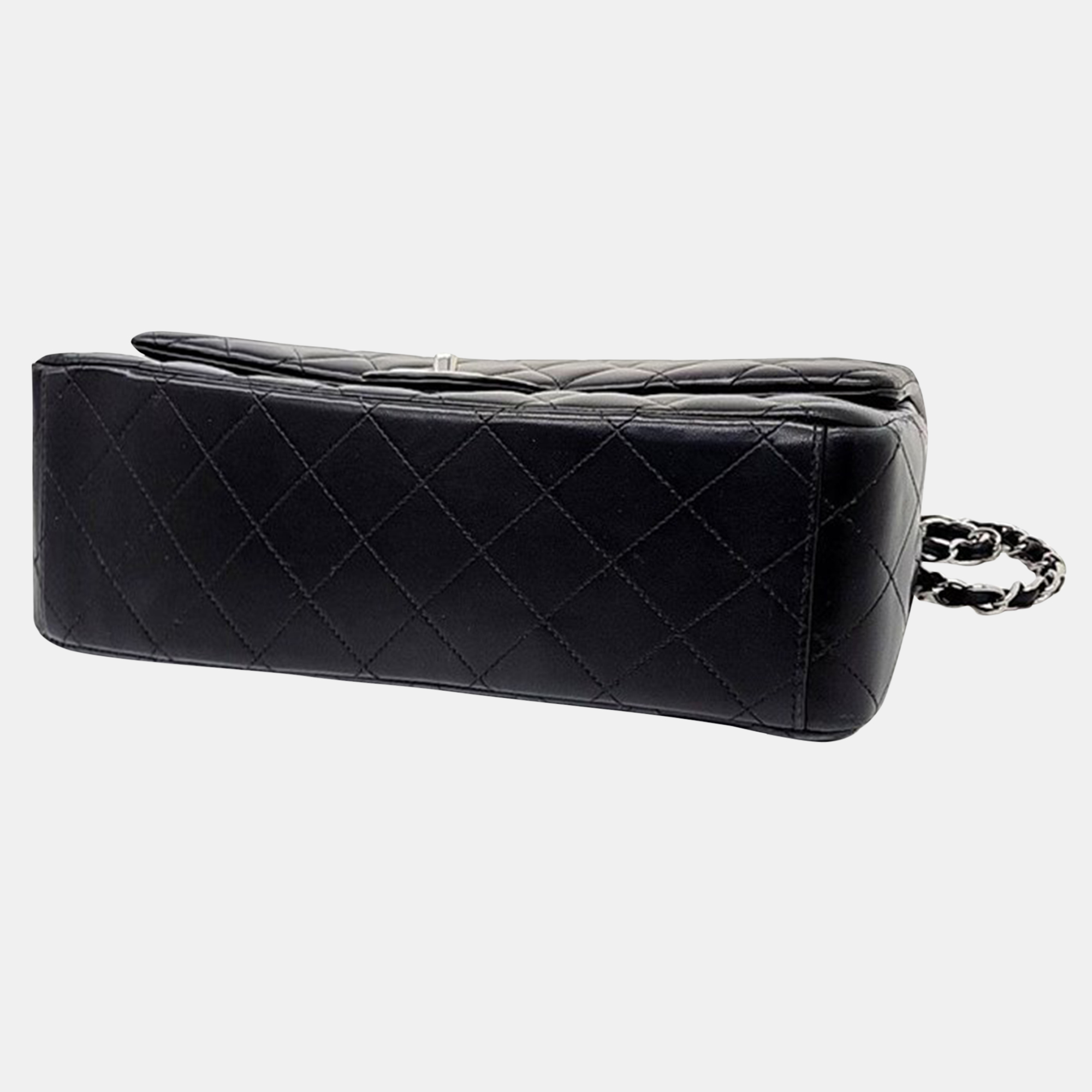 Chanel Black Leather Classic Maxi