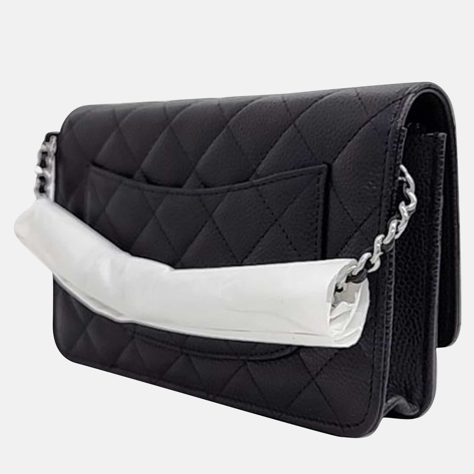 

Chanel Caviar WOC Mini Crossbody Bag, Black