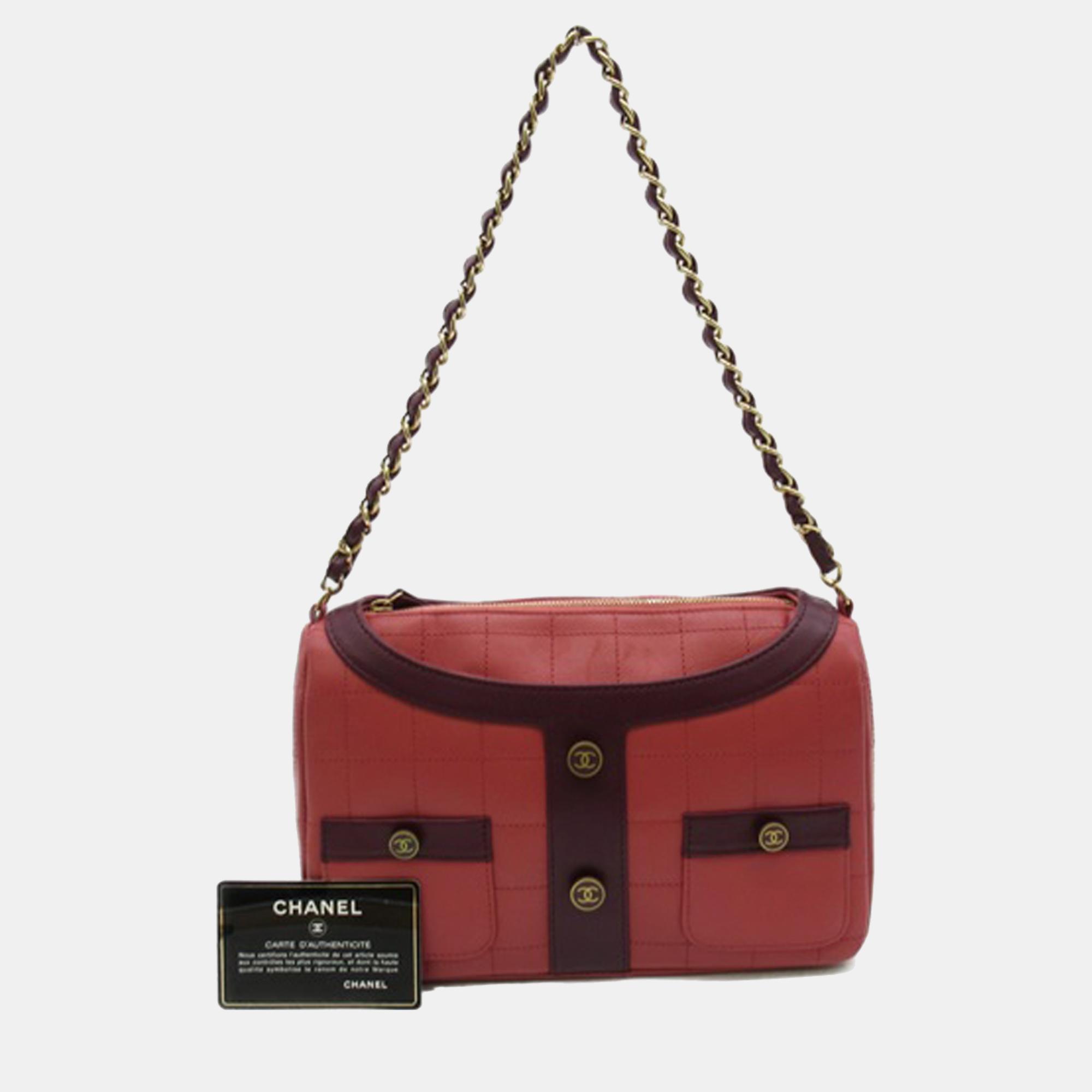 Chanel Red Mademoiselle Jacket Bag