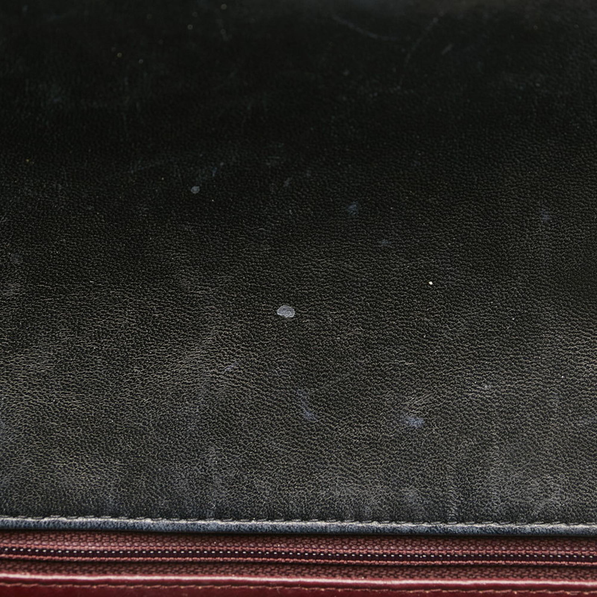 Chanel Black Leather Diana Flap Crossbody Bag