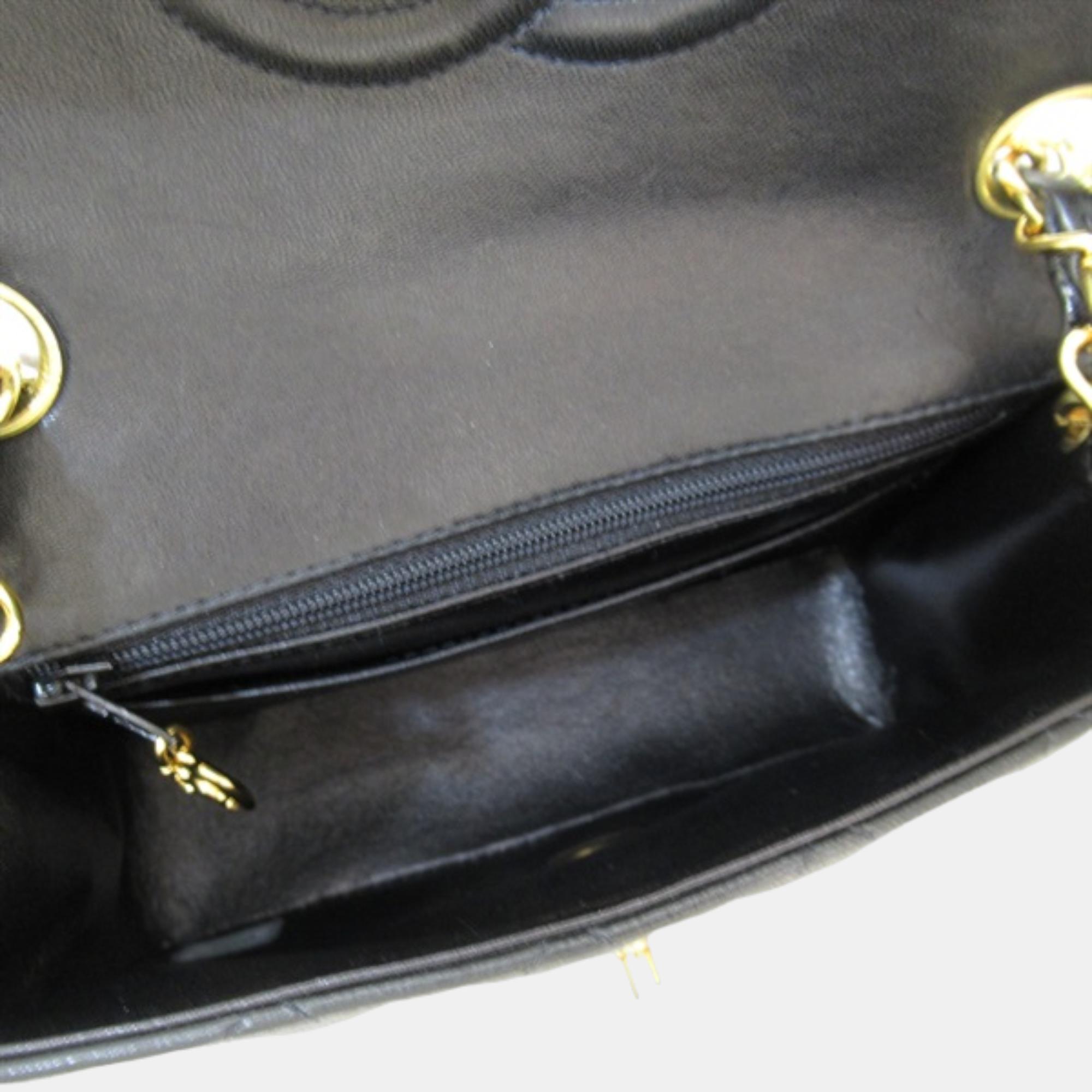 Chanel Black Leather Mini Classic Single Flap Bag
