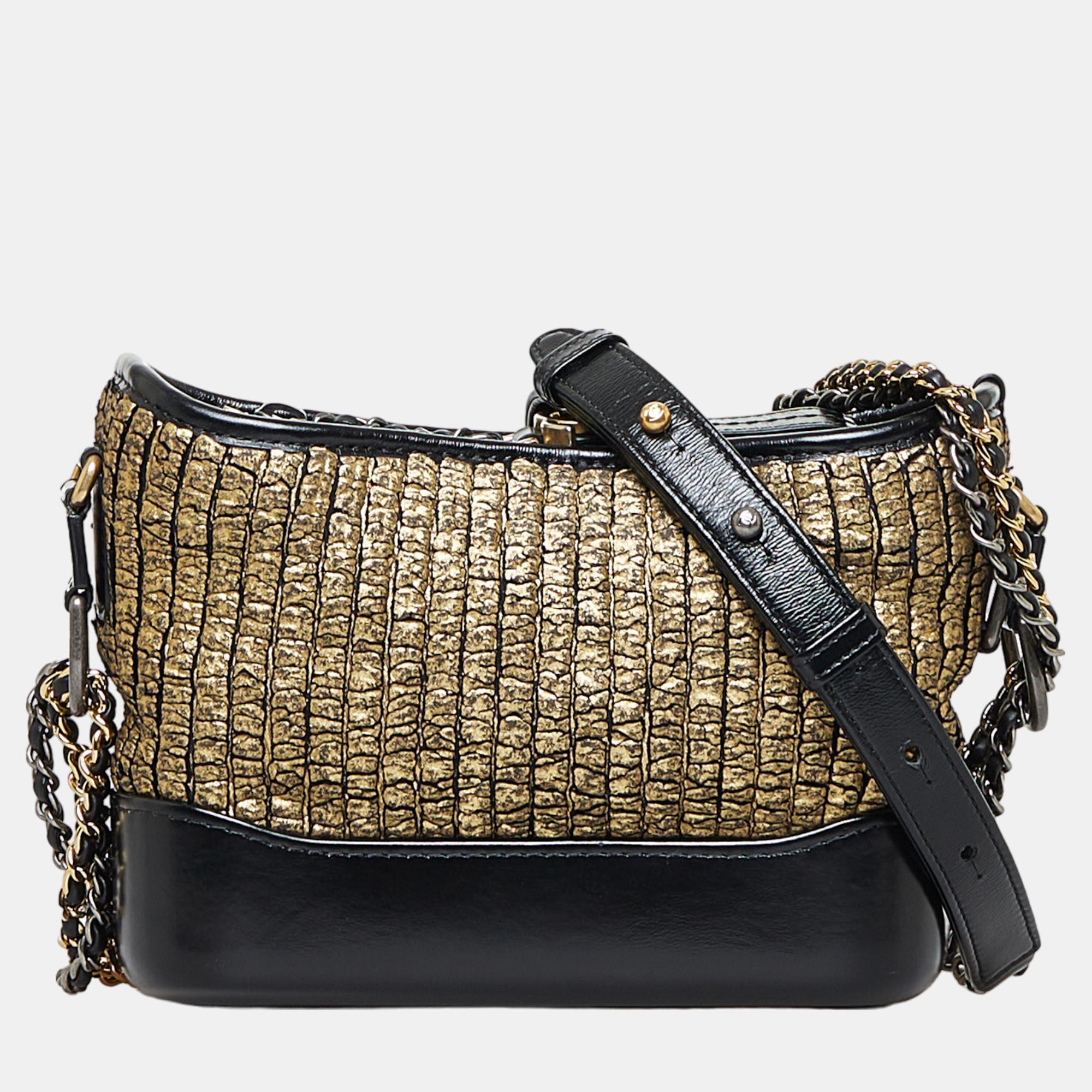 Chanel Black Gabrielle Shoulder Bag