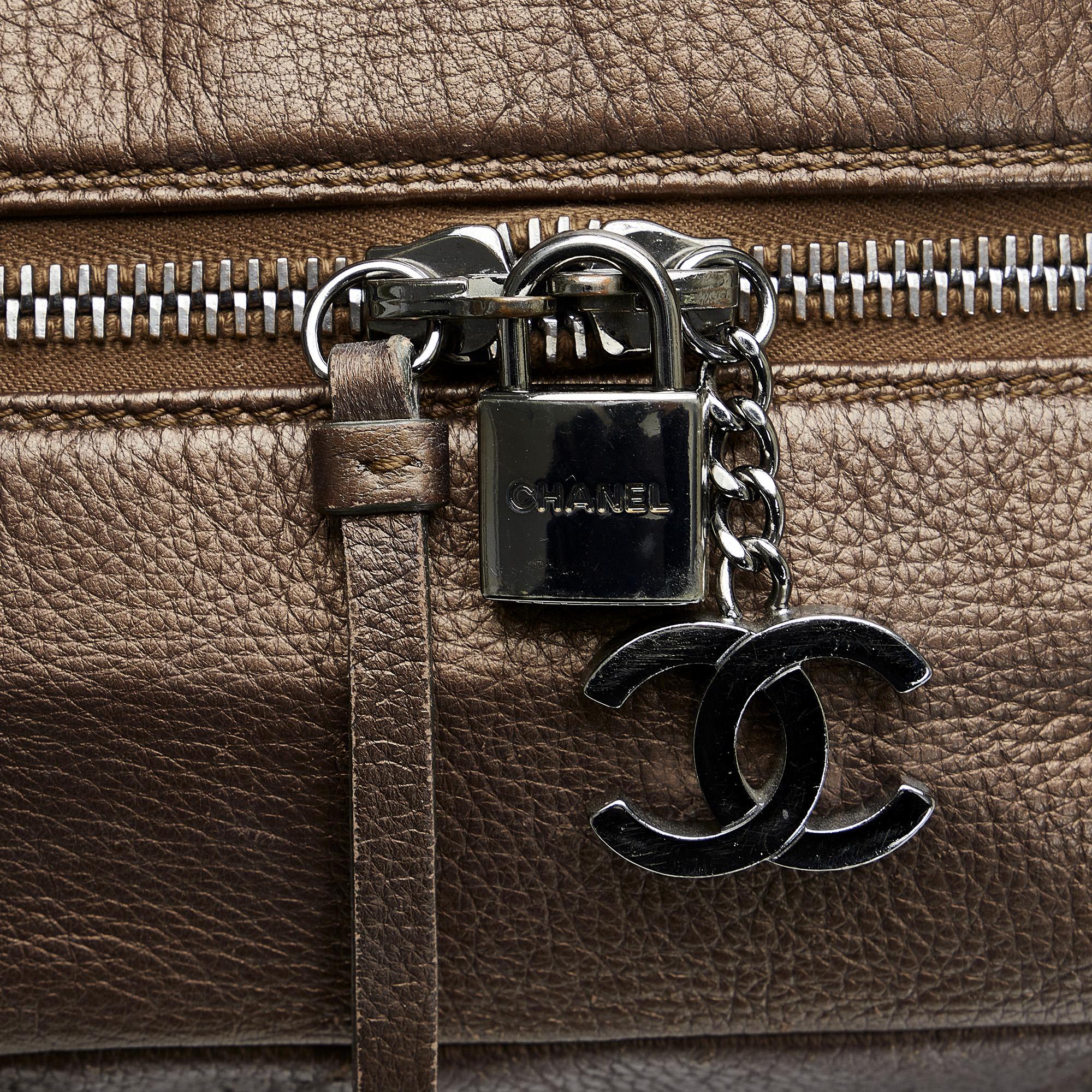 Chanel Brown CC Chain Shoulder Bag