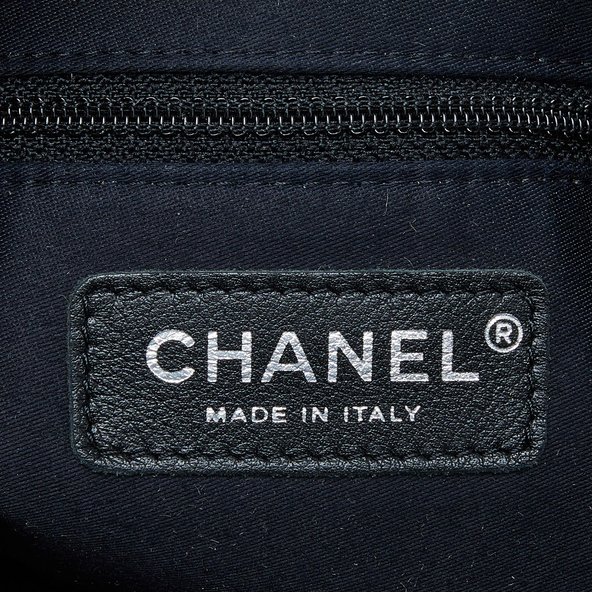 Chanel Black Leather Large Girl Chanel Bag