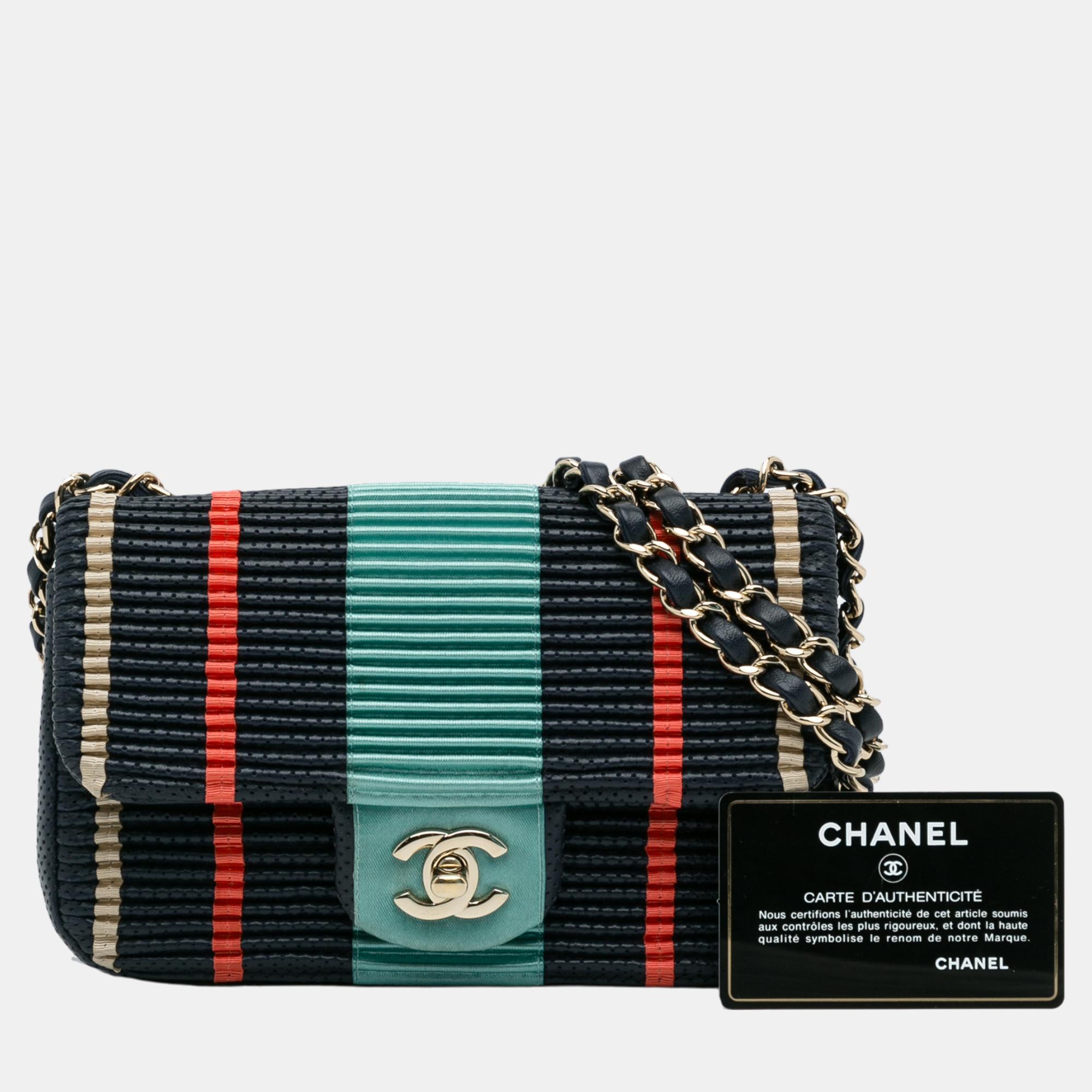 Chanel Black New Mini Classic Single Flap