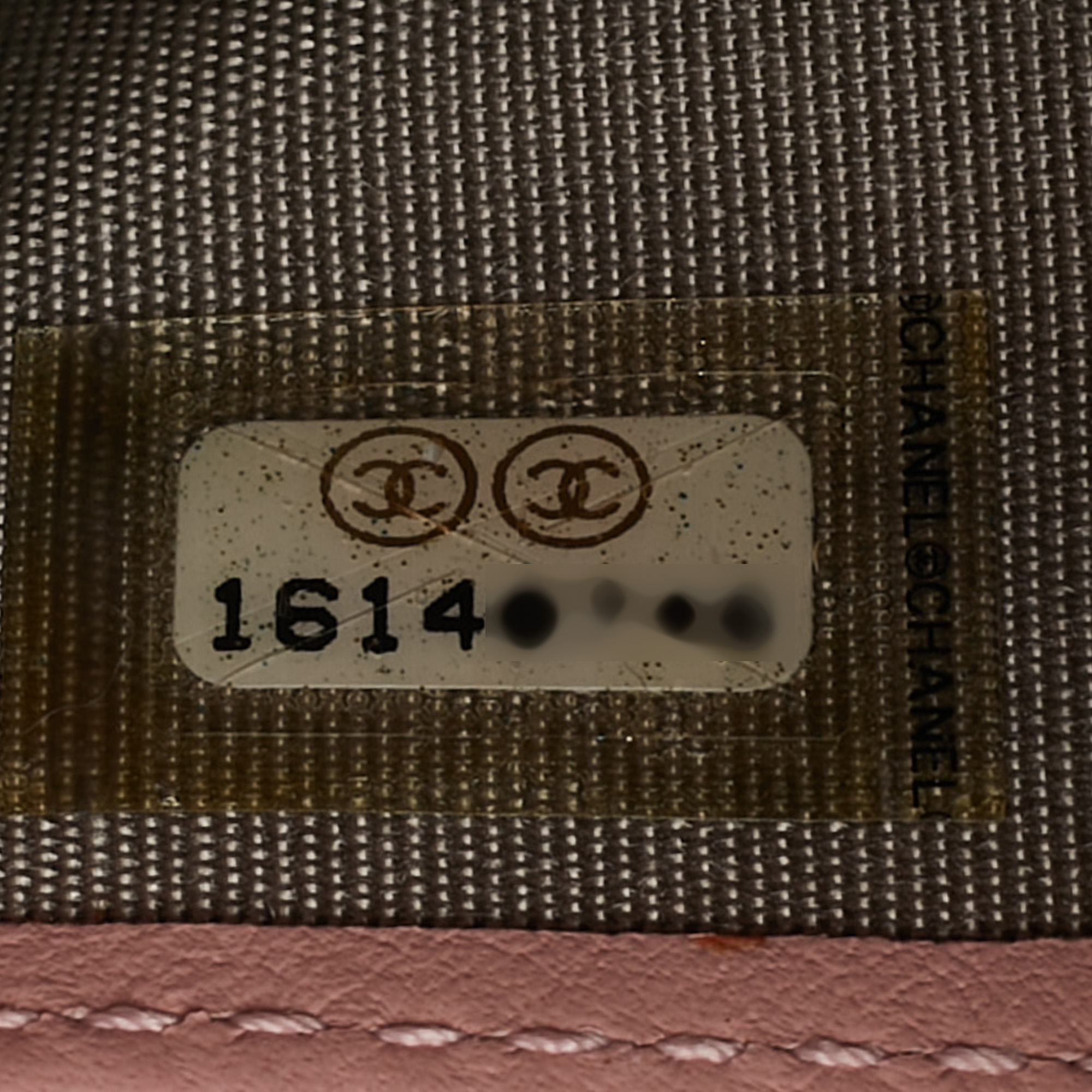 Chanel Pink Caviar Leather CC Zip Around Wallet