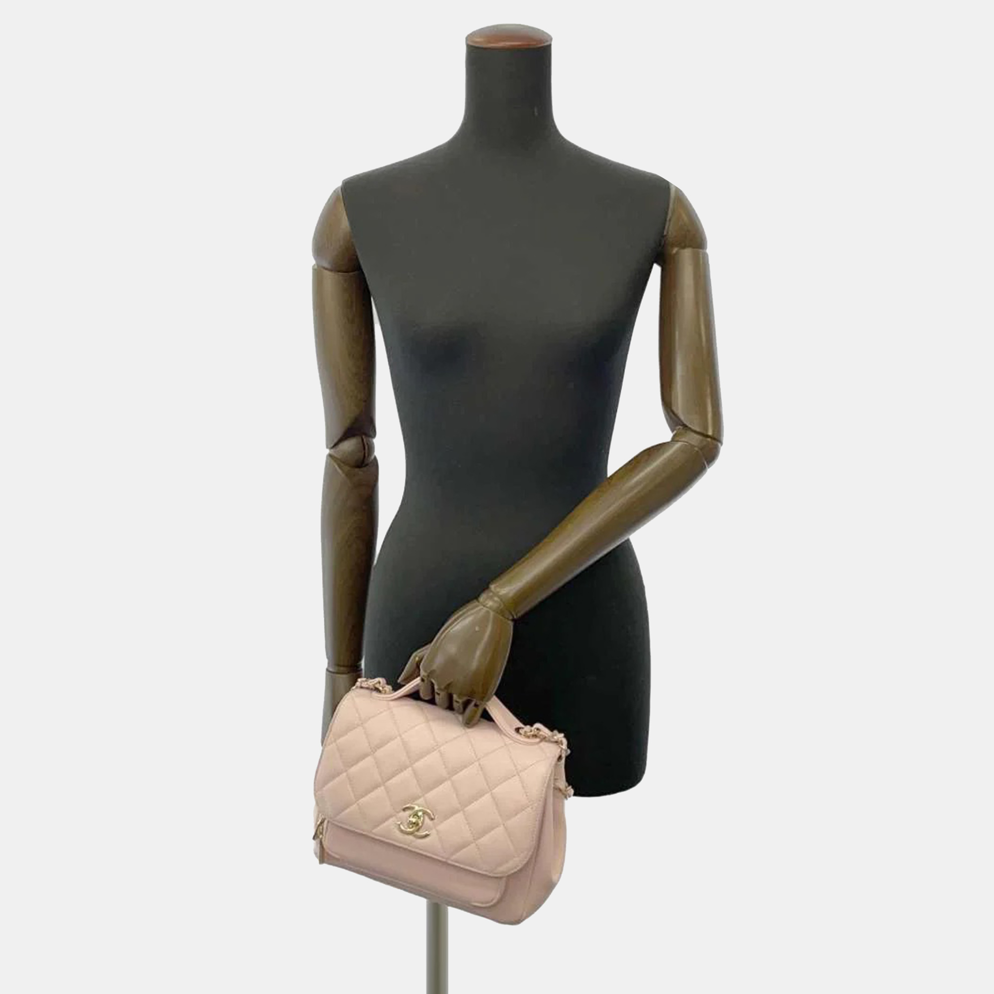 

Chanel Pink Caviar Leather  Business Affinity Shoulder Bag