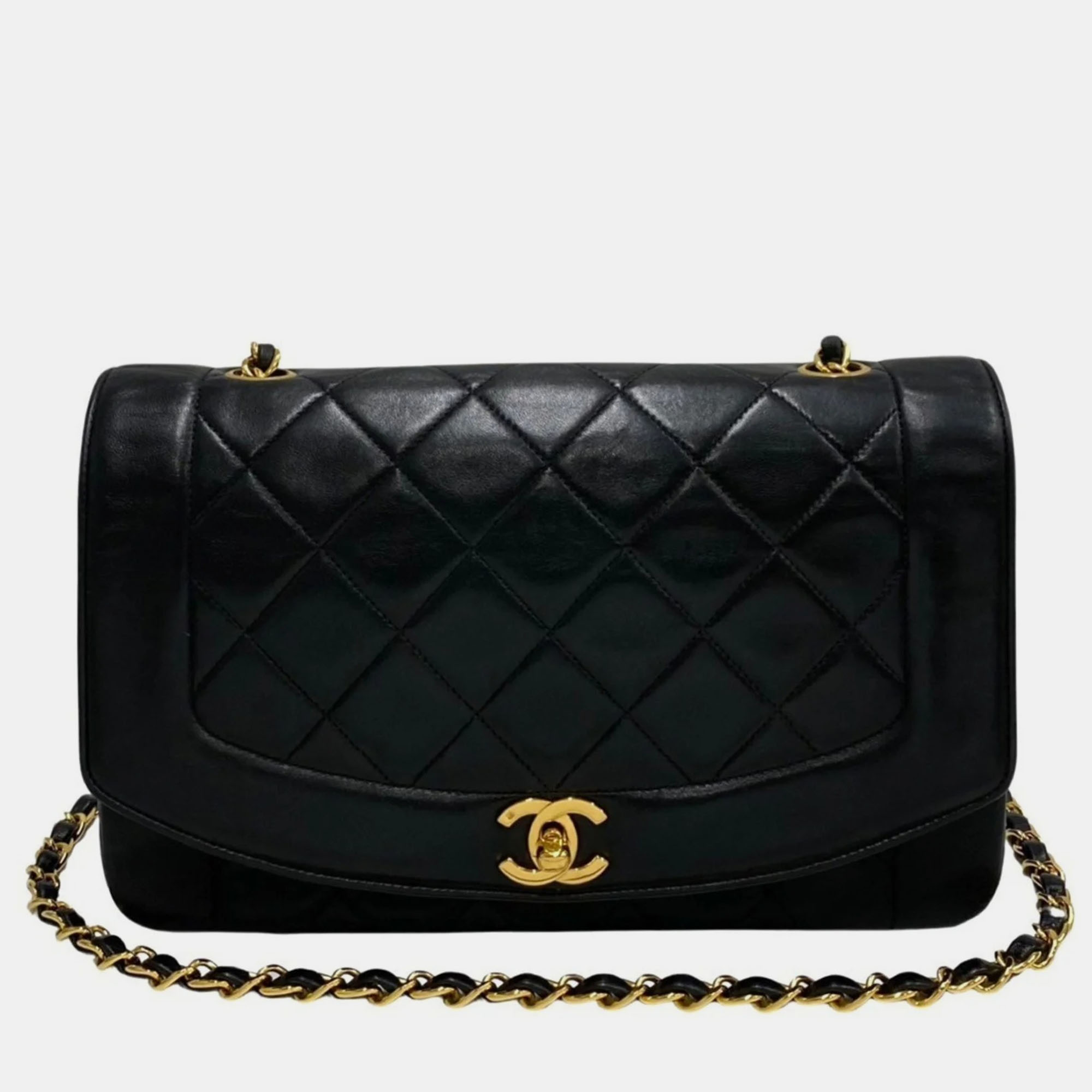 Chanel small vintage diana flap bag