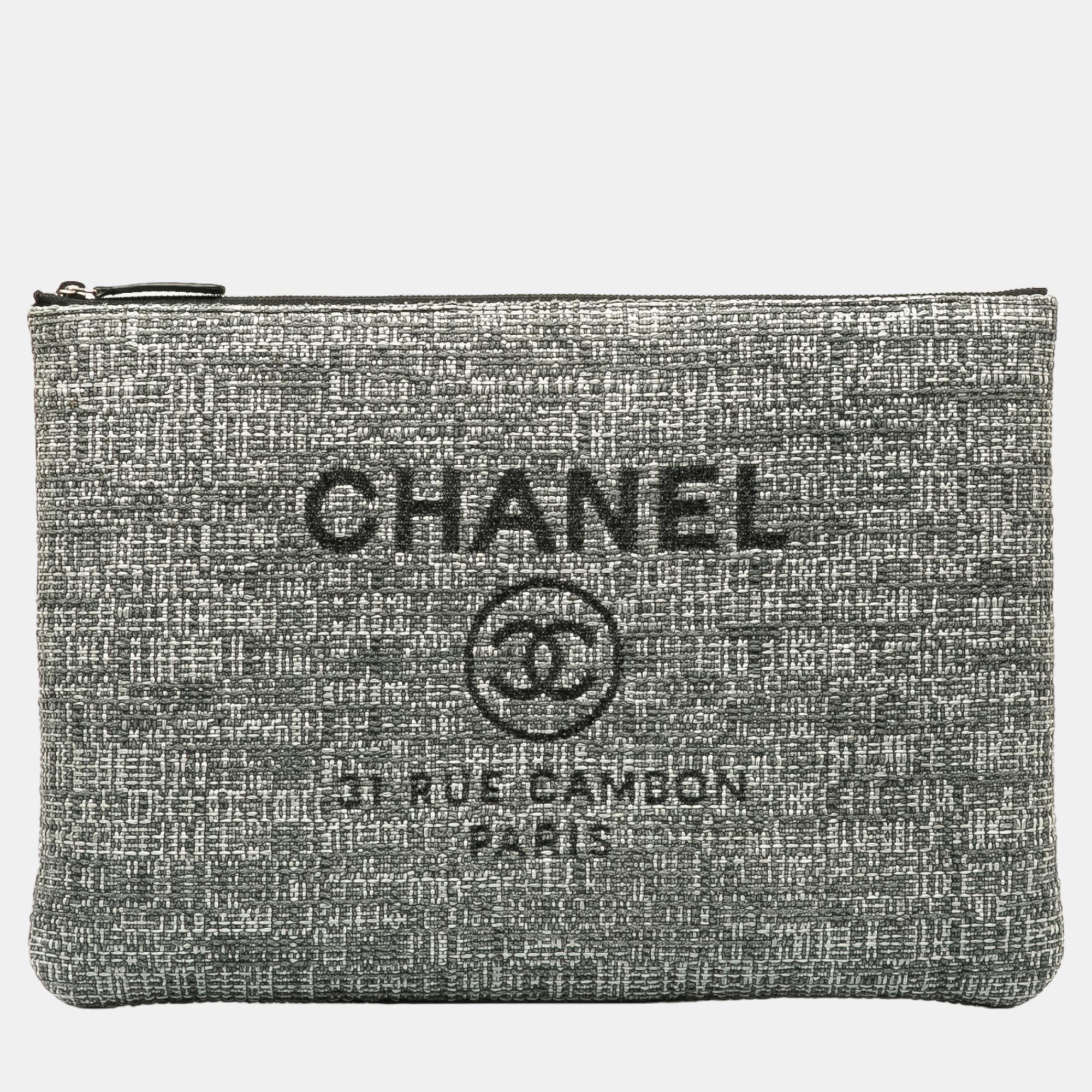 Chanel grey deauville o case