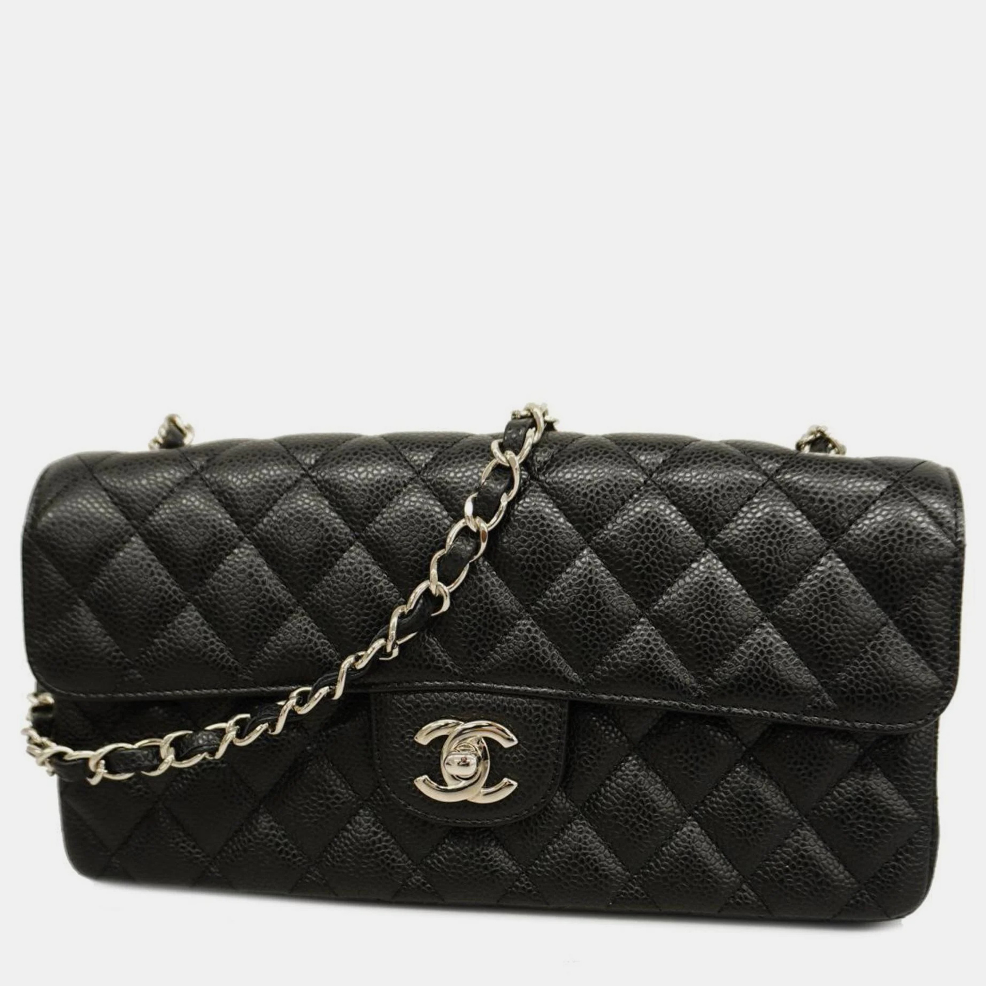 Chanel  caviar leather  east-west satchels