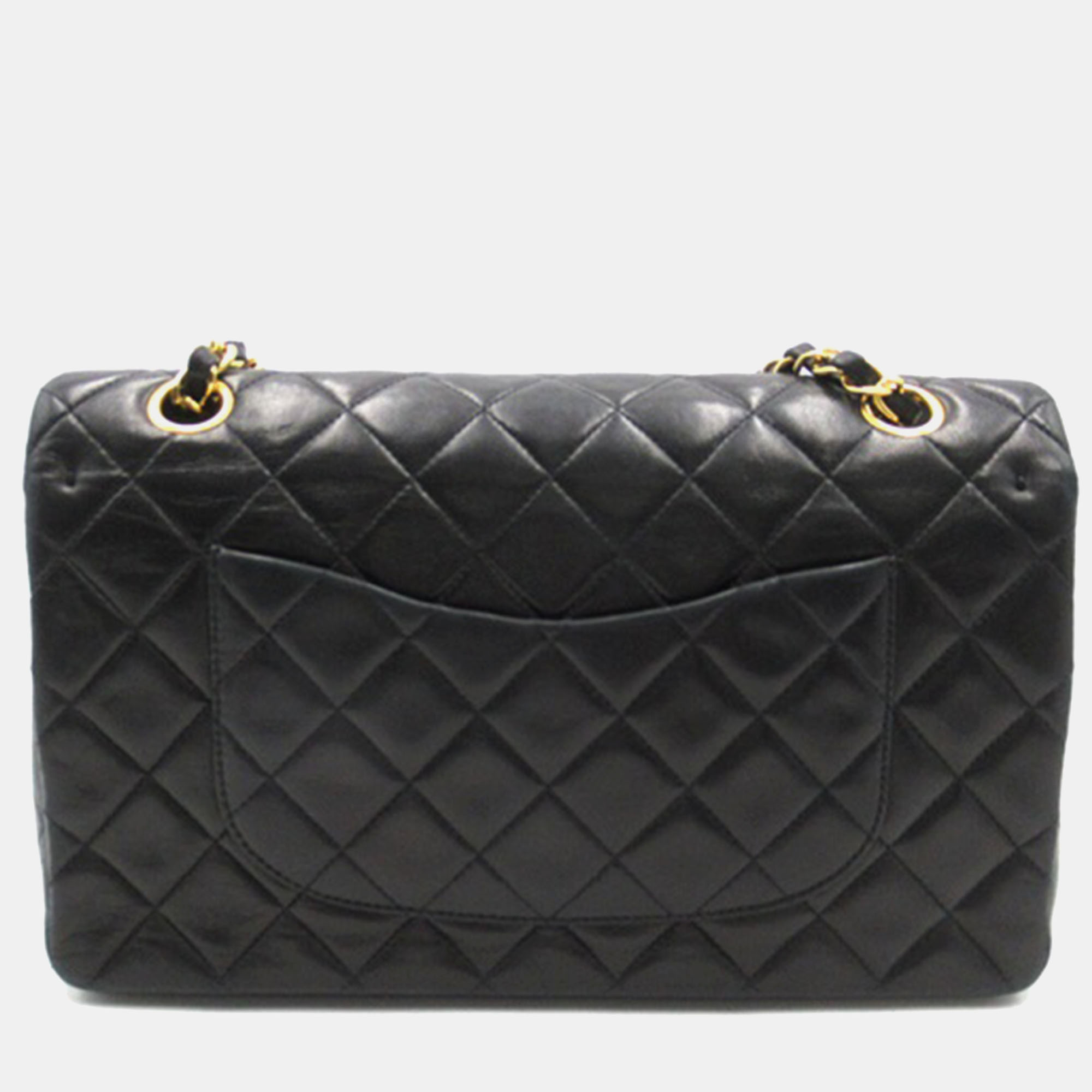 Chanel Black Leather Classic Double Flap Bag
Chanel Black Leather Classic Double Flap Bag