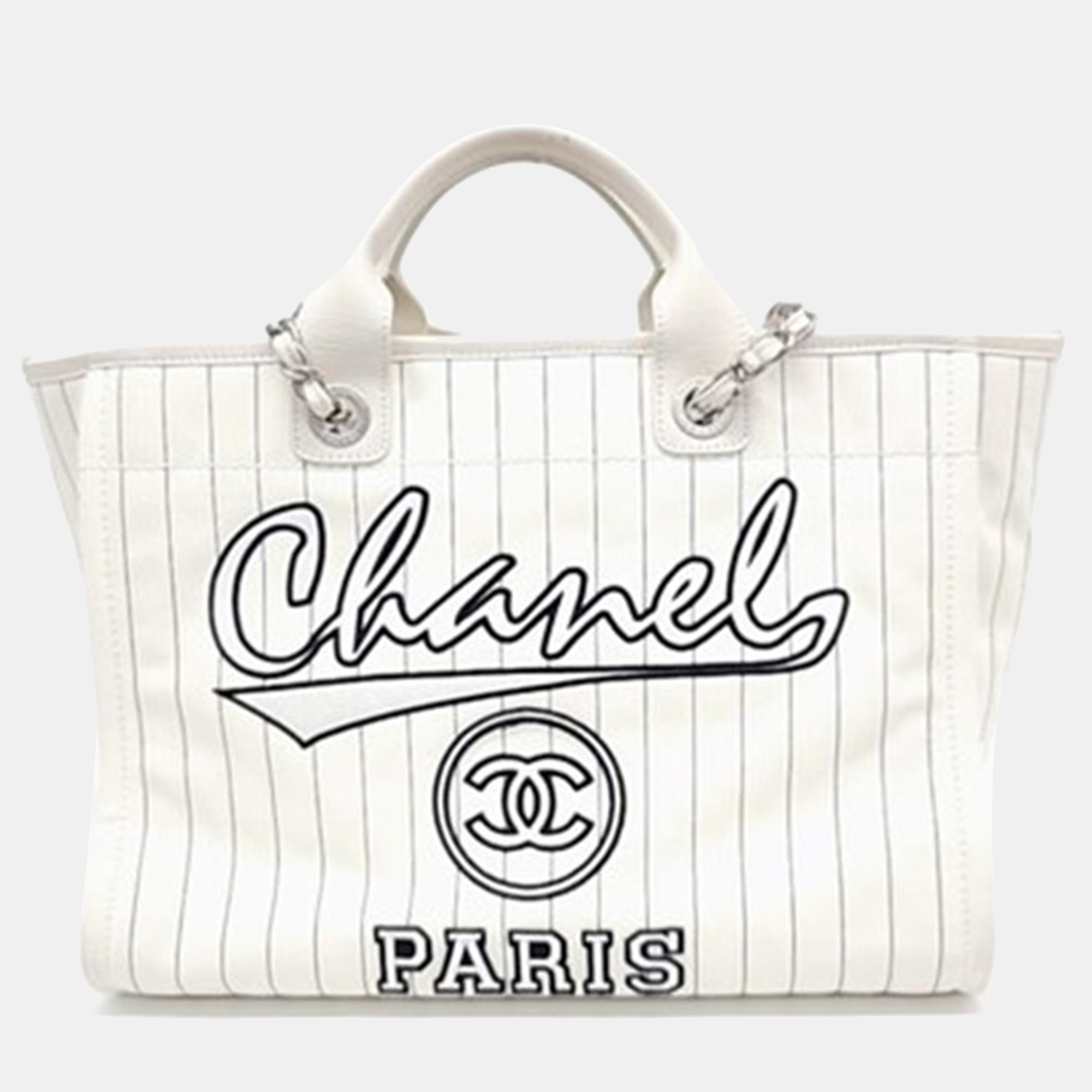 Chanel deauville tote convertible shoulder bag