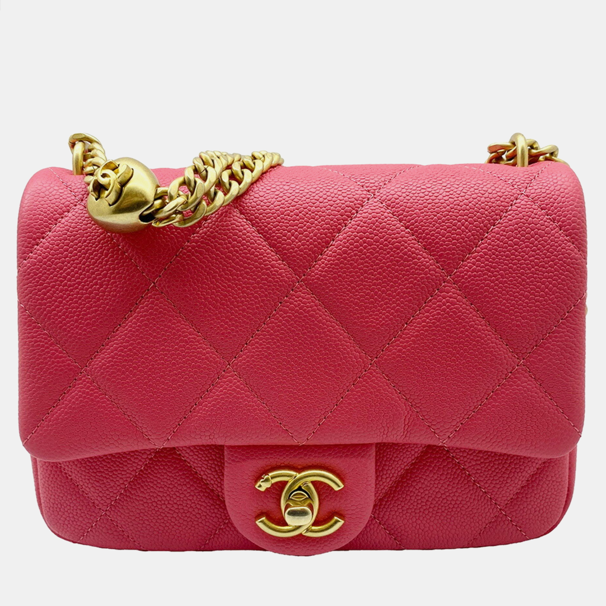 Chanel pink sweetheart crush mini flap bag