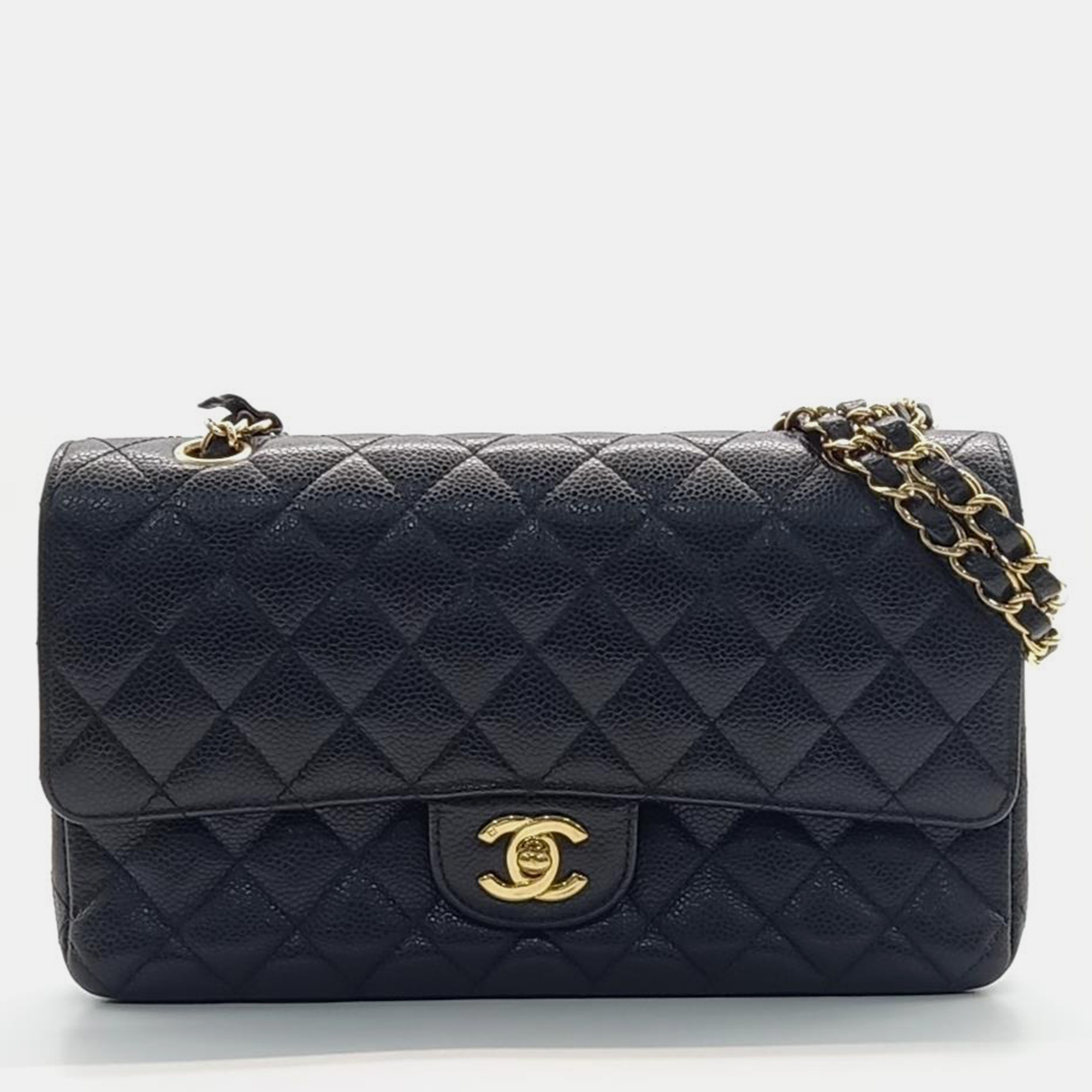 Chanel caviar classic medium handbag