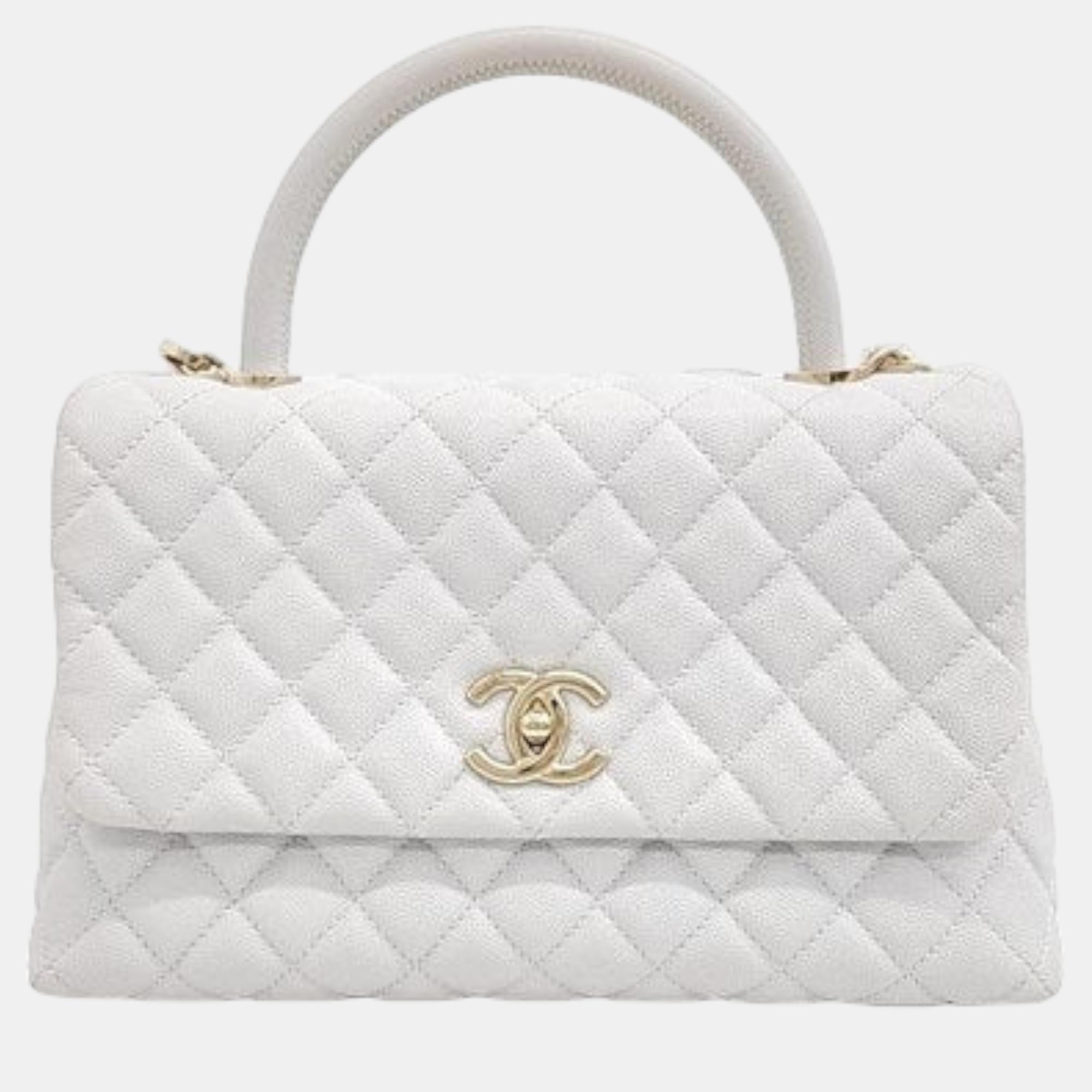 Chanel caviar coco handle handbag