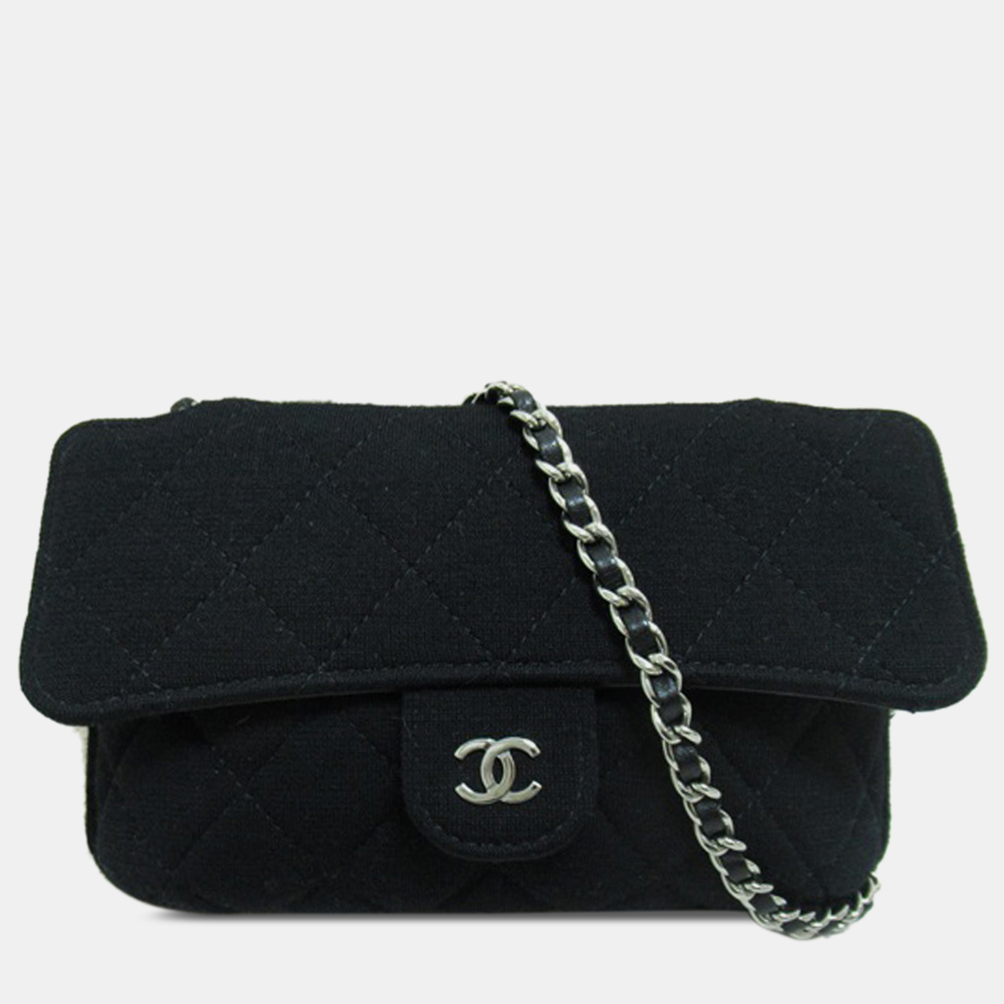 Chanel canvas graffiti foldable shopping tote in jersey flap