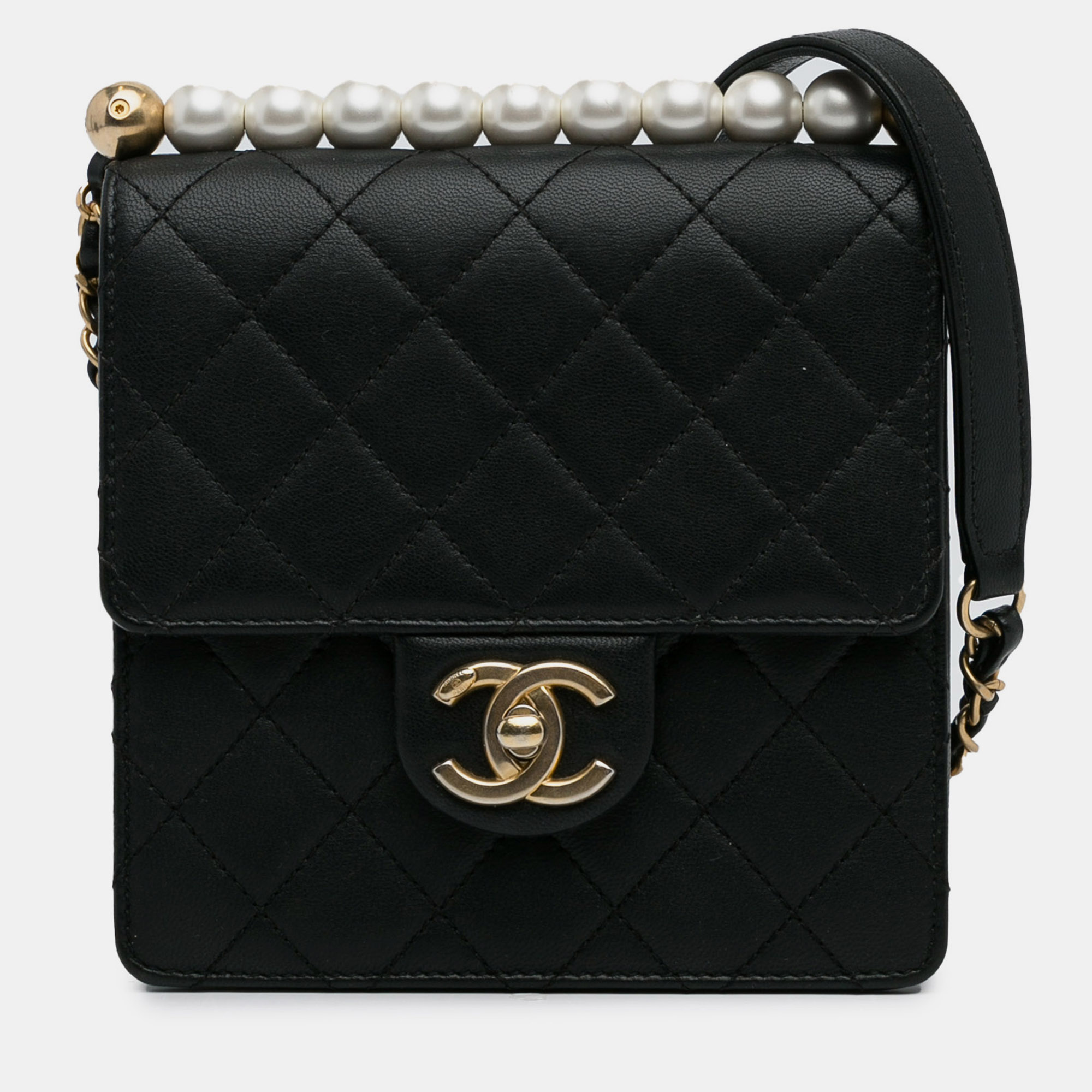 Chanel small chic pearls flap