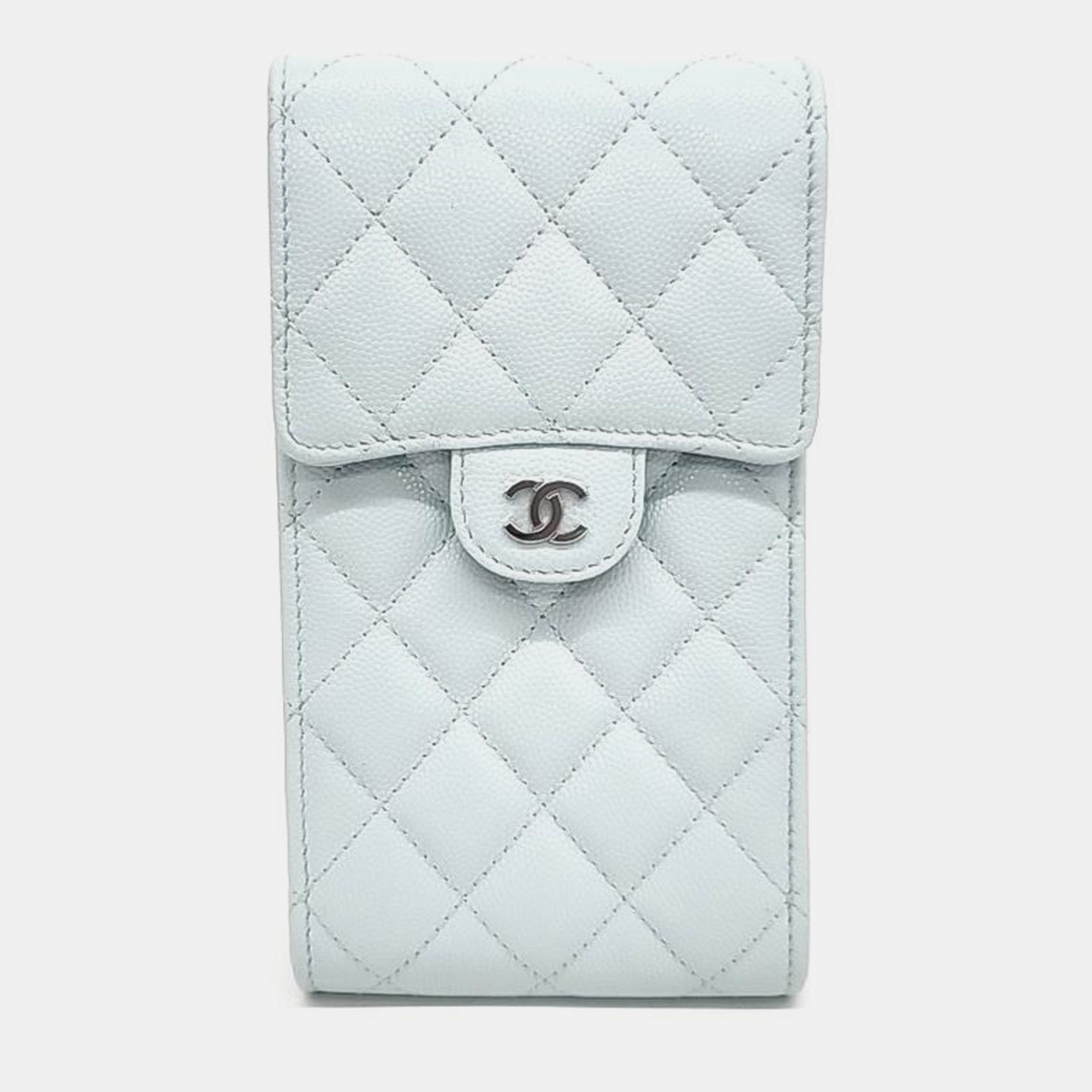 Chanel caviar phone holder and crossbody bag