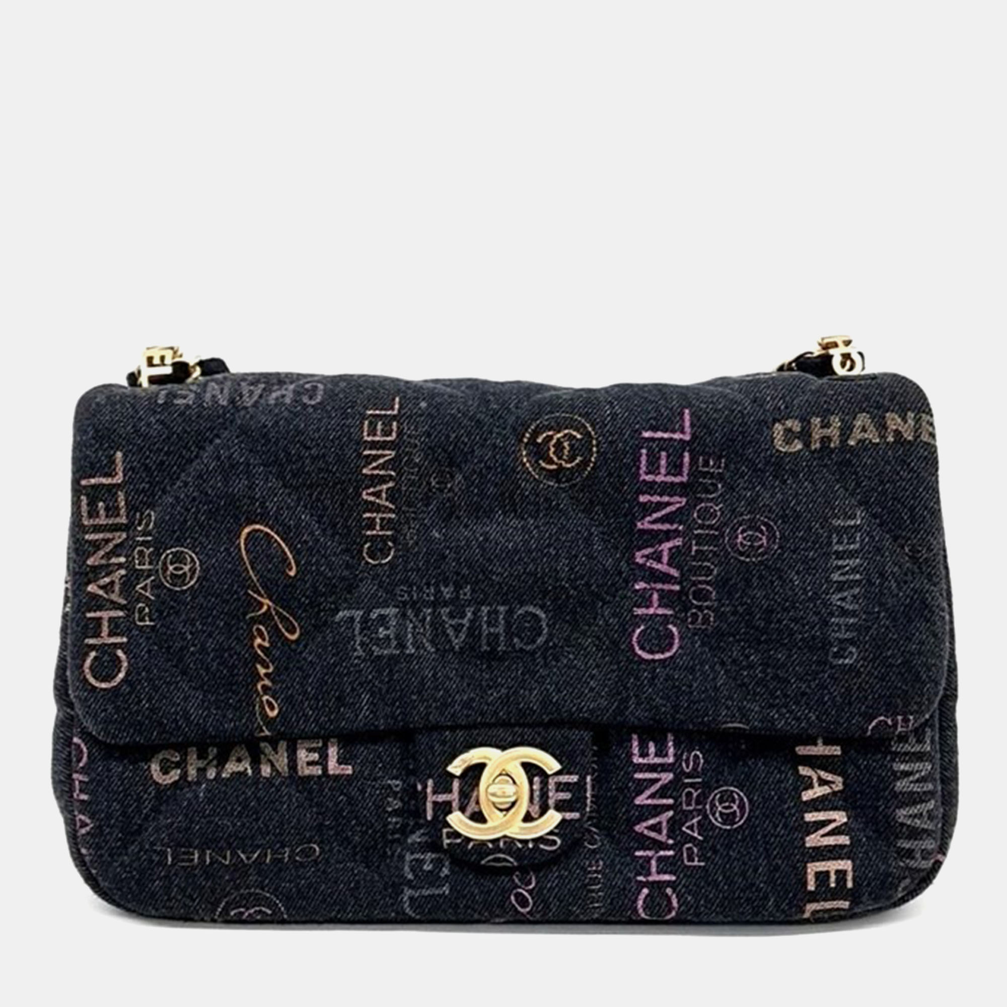 Chanel denim flap bag