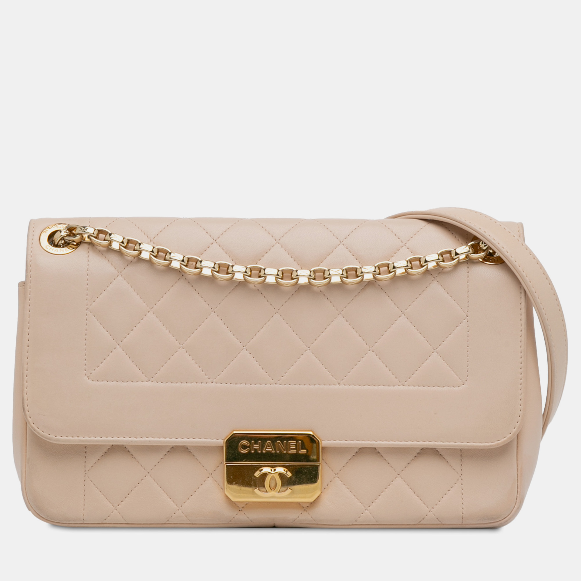 Chanel large lambskin chic with me flap