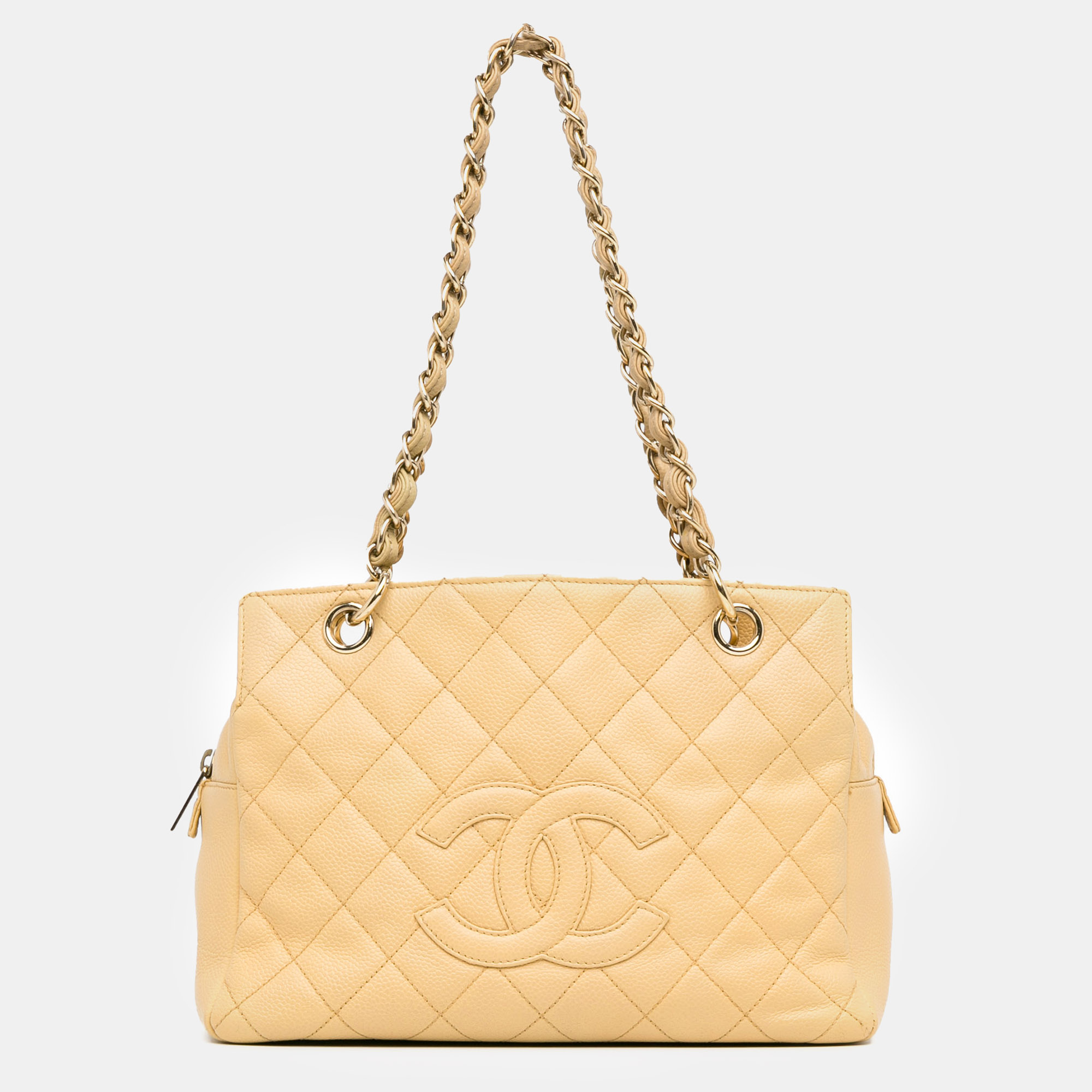 Chanel petite caviar timeless shopping tote