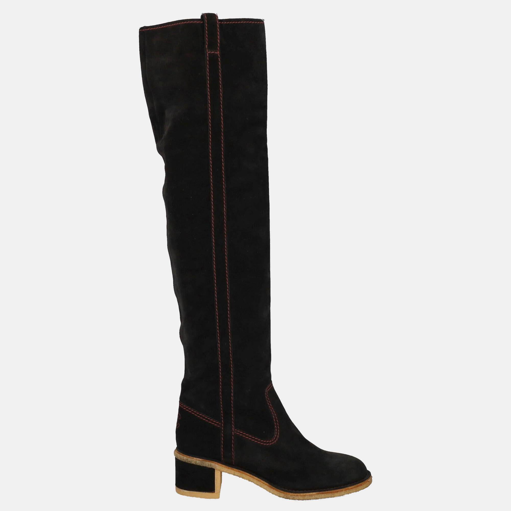 Chanel  Women's Leather Boots - Black - EU 38